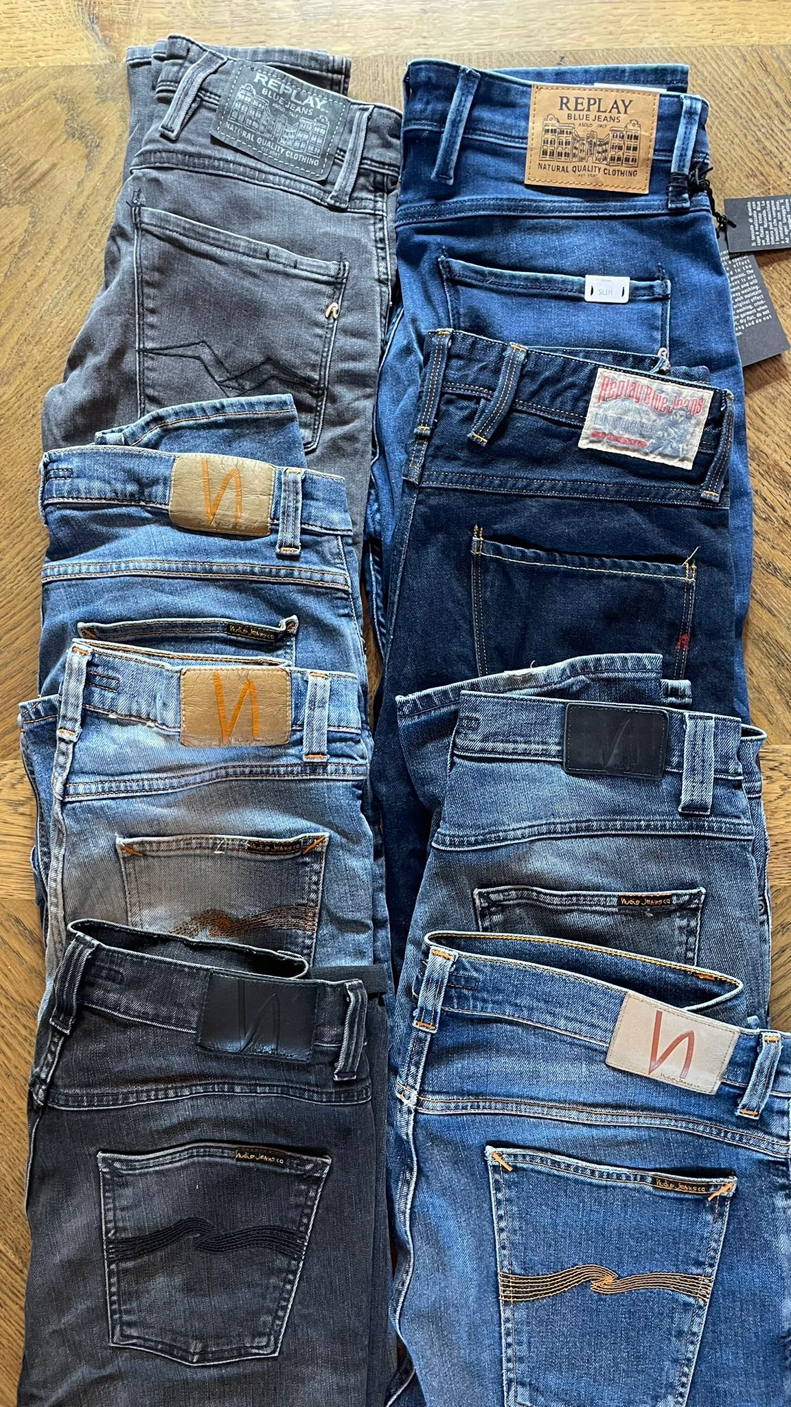 Replay Abases & Nudie Jeans Bulk x8