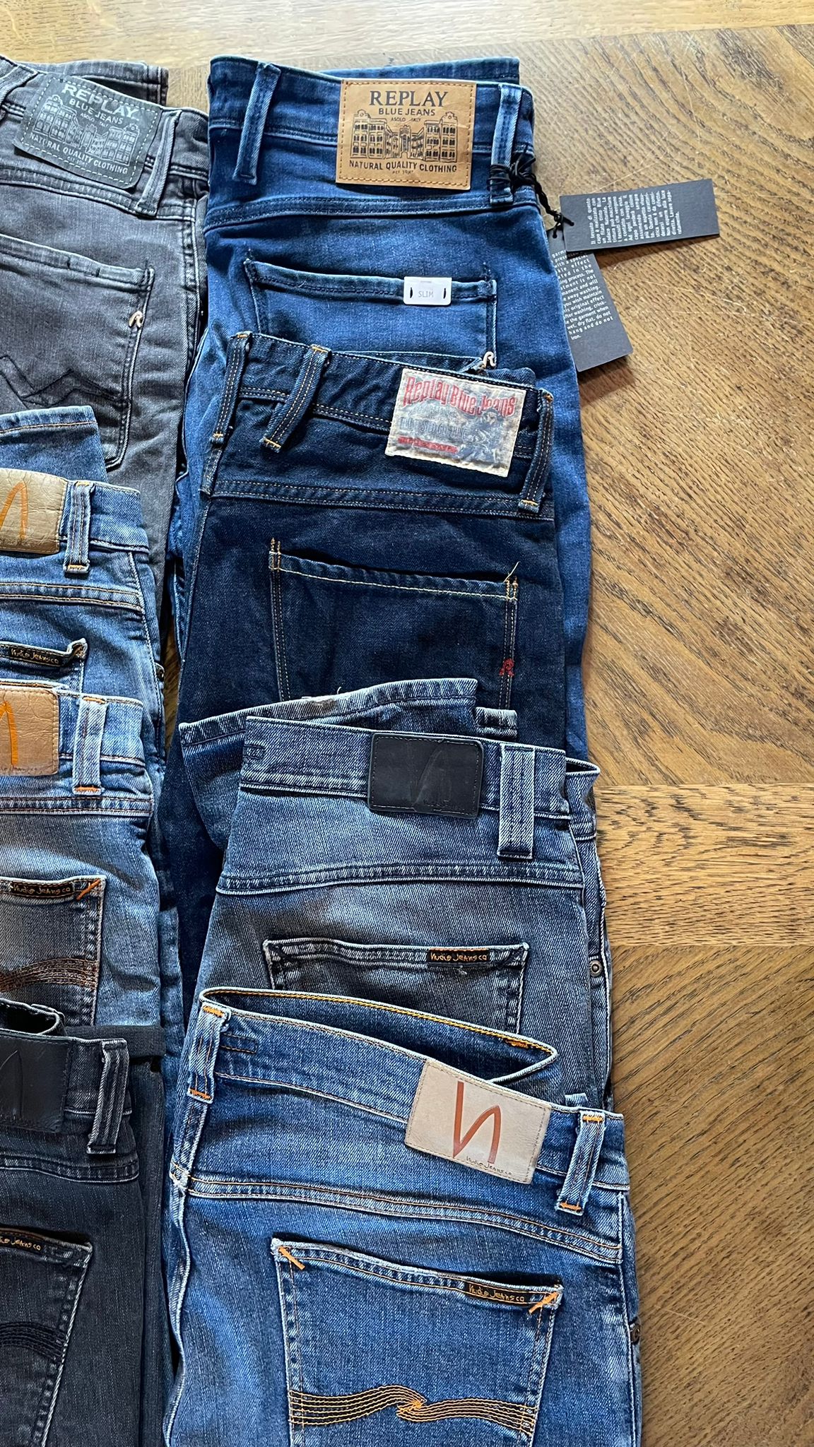 Replay Abases & Nudie Jeans Bulk x8