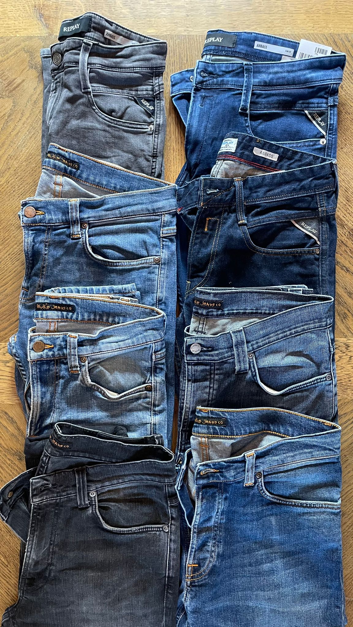 Replay Abases & Nudie Jeans Bulk x8