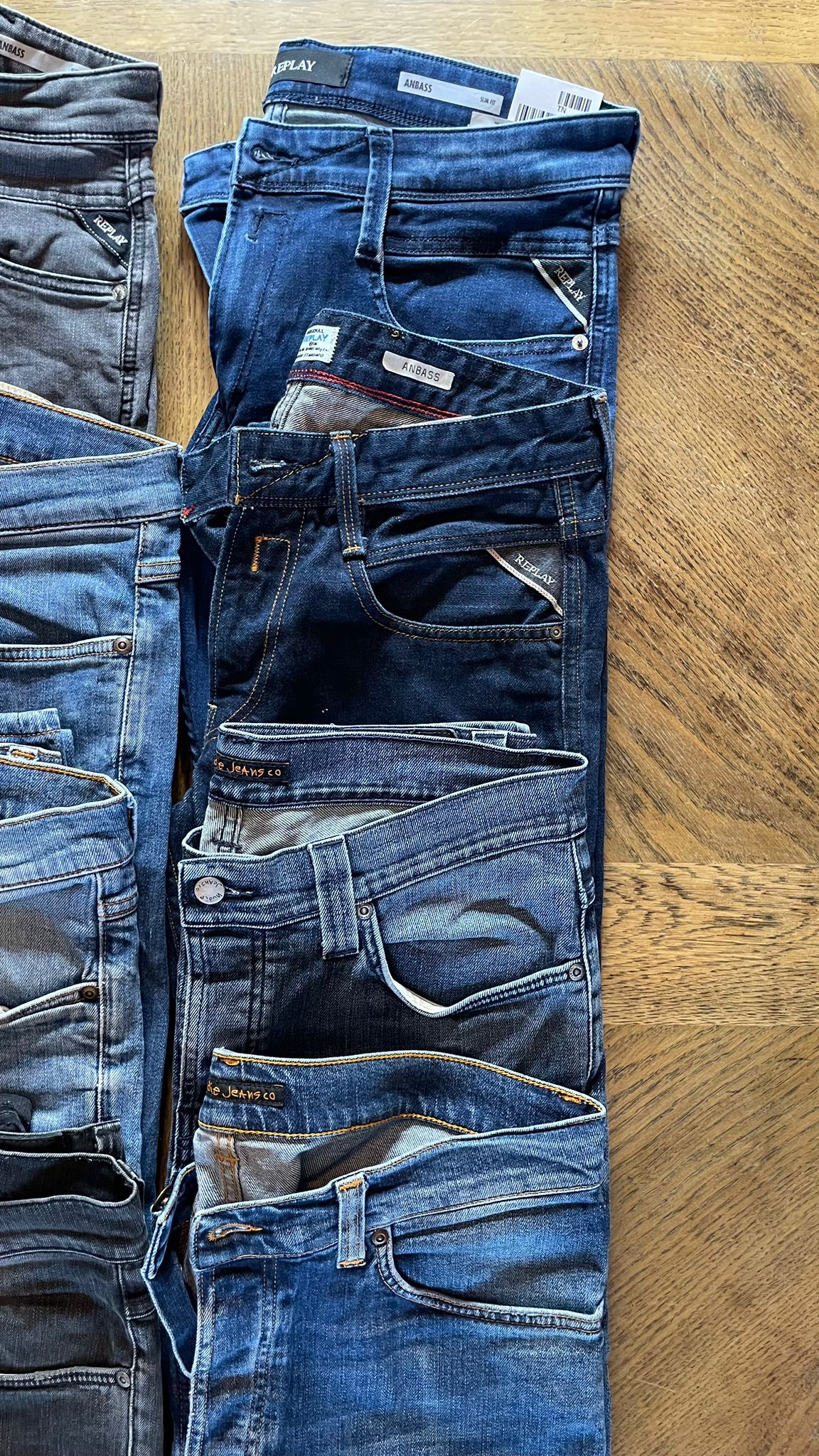 Replay Abases & Nudie Jeans Bulk x8