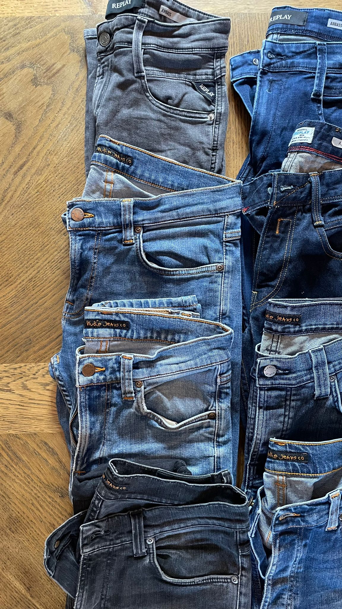 Replay Abases & Nudie Jeans Bulk x8