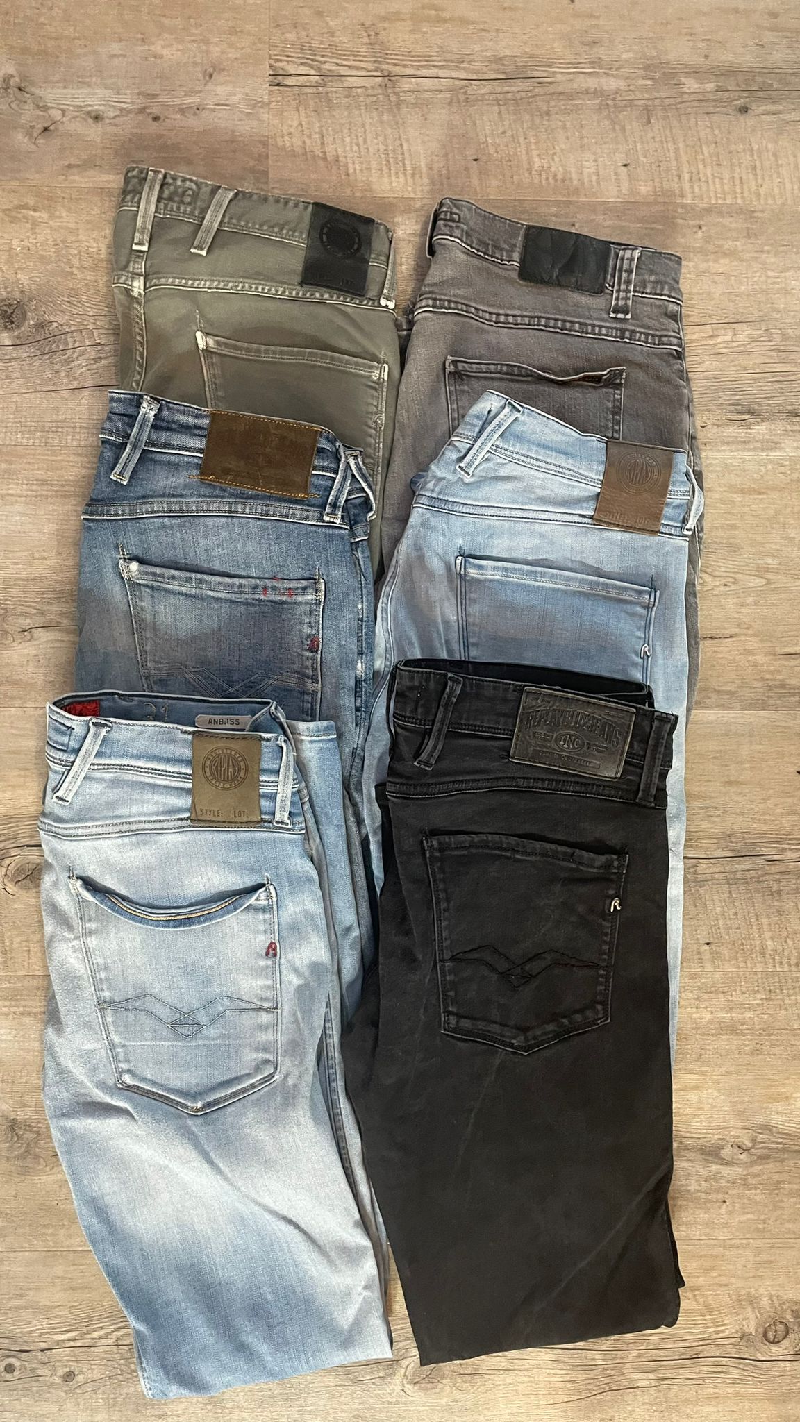 Replay Anbass & Nudie Jeans Bulk x 6