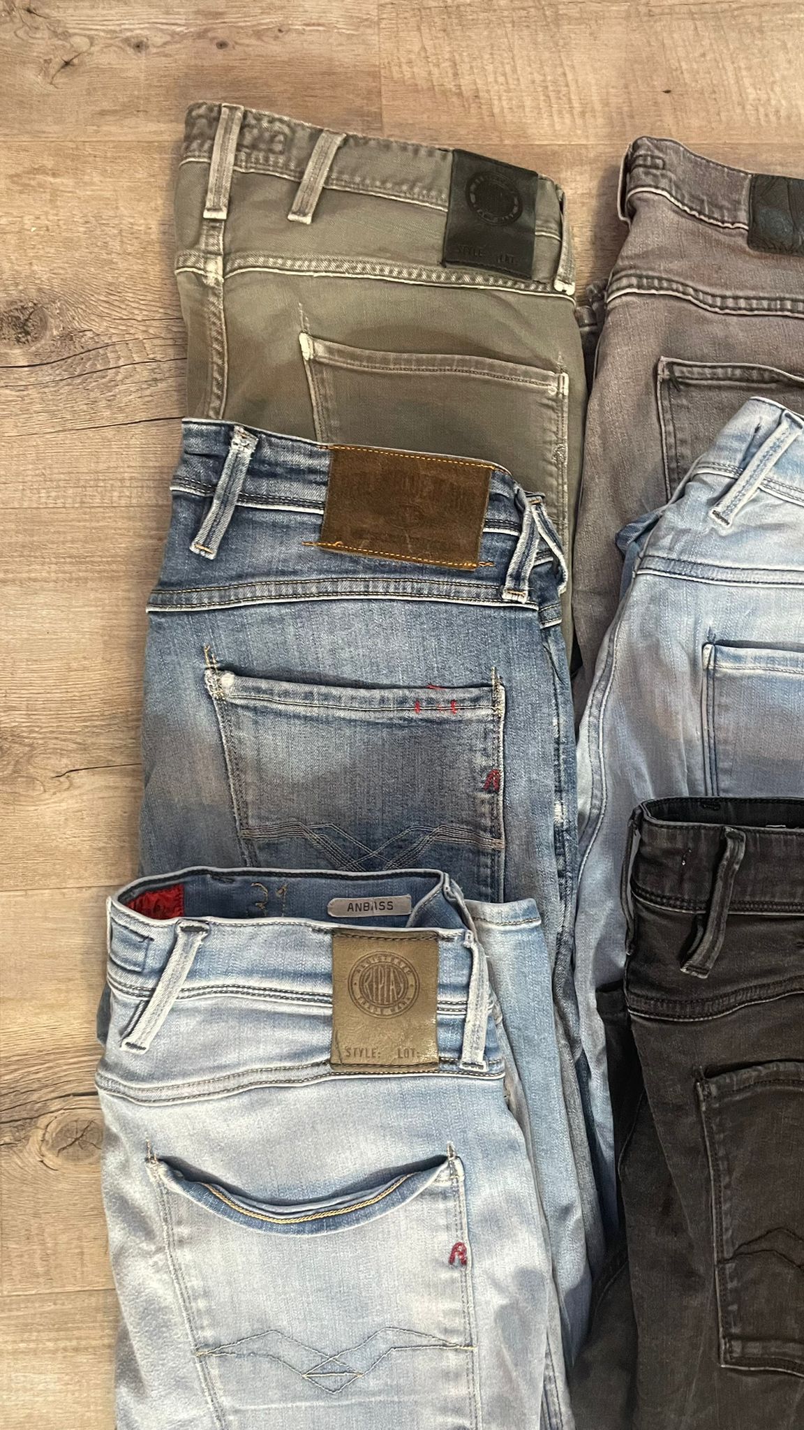 Replay Anbass & Nudie Jeans Bulk x 6