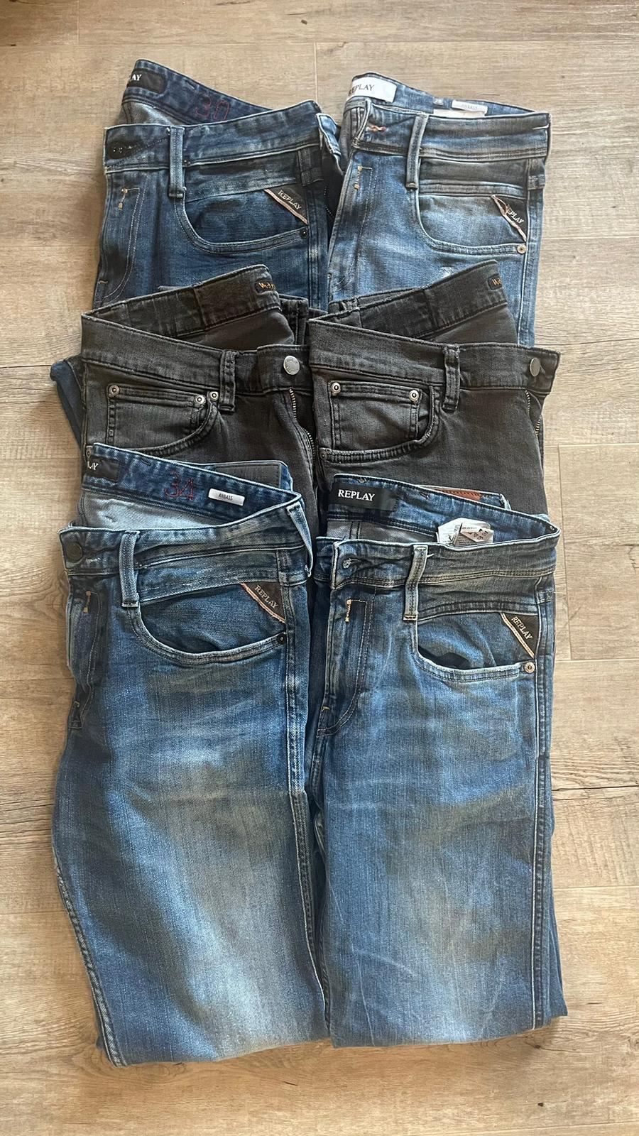 Replay Anbass & Nudie Jeans Bulk x6