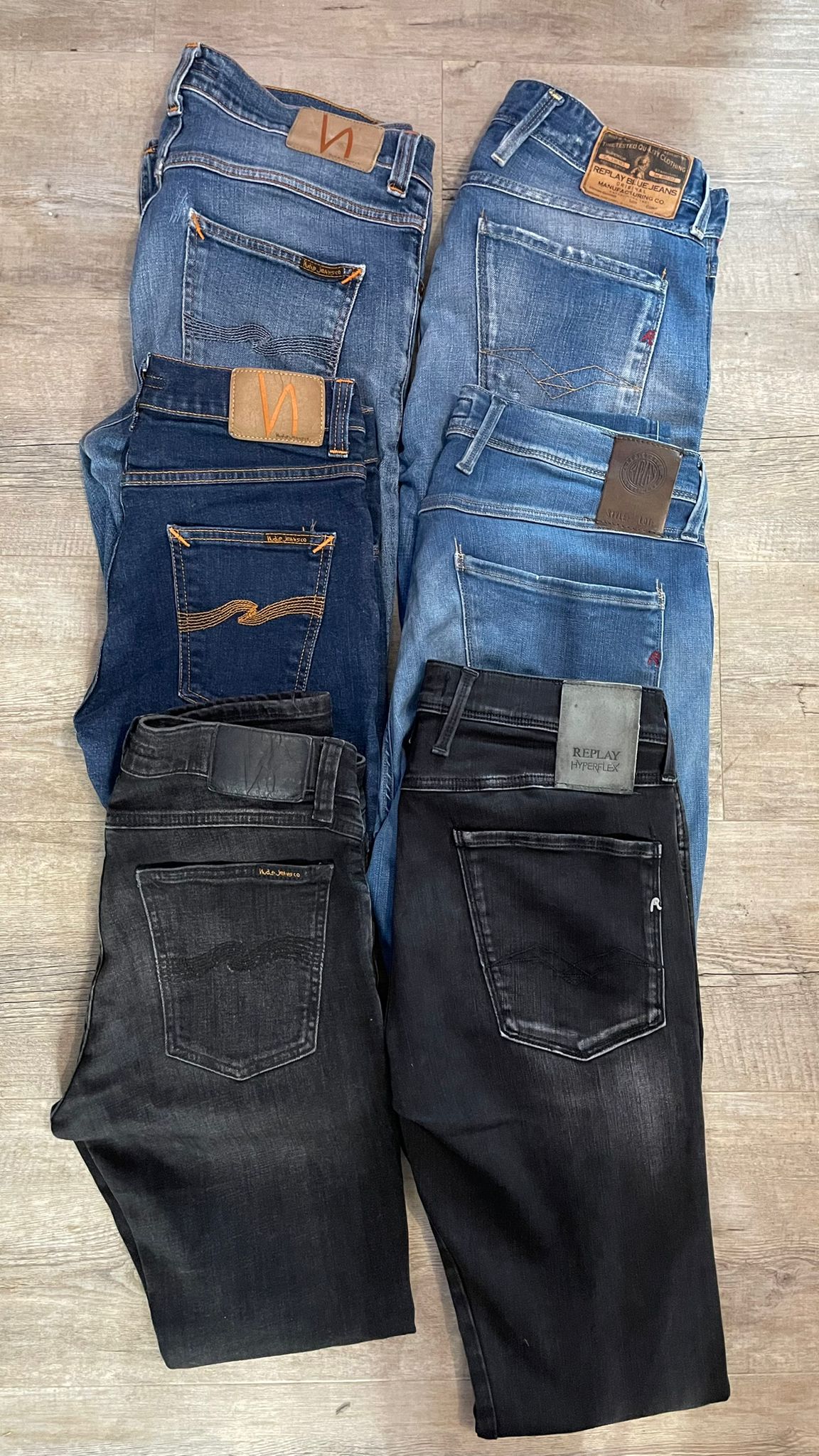 Replay Anbass & Nudie Jeans Bulk x6