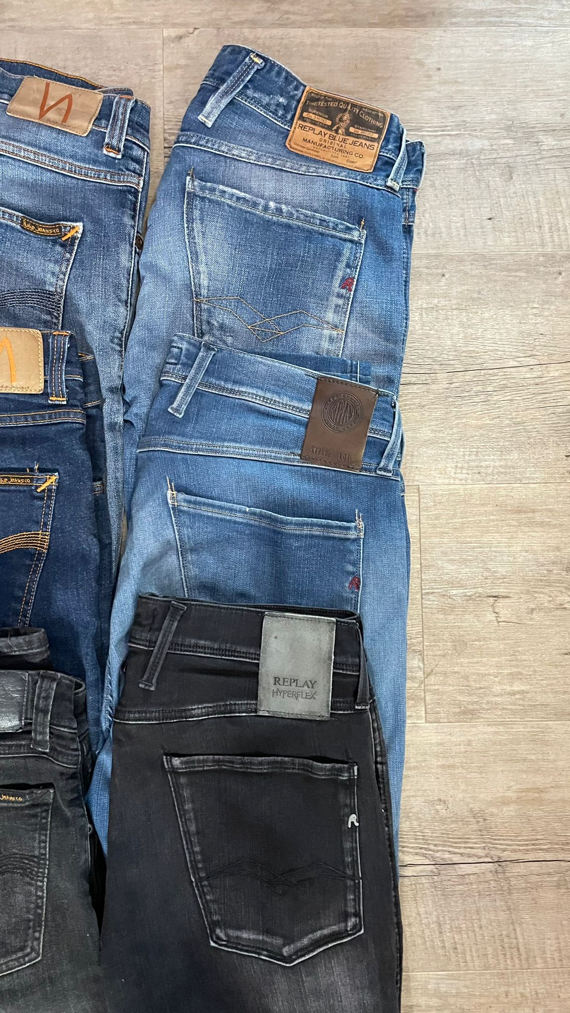 Replay Anbass & Nudie Jeans Bulk x6
