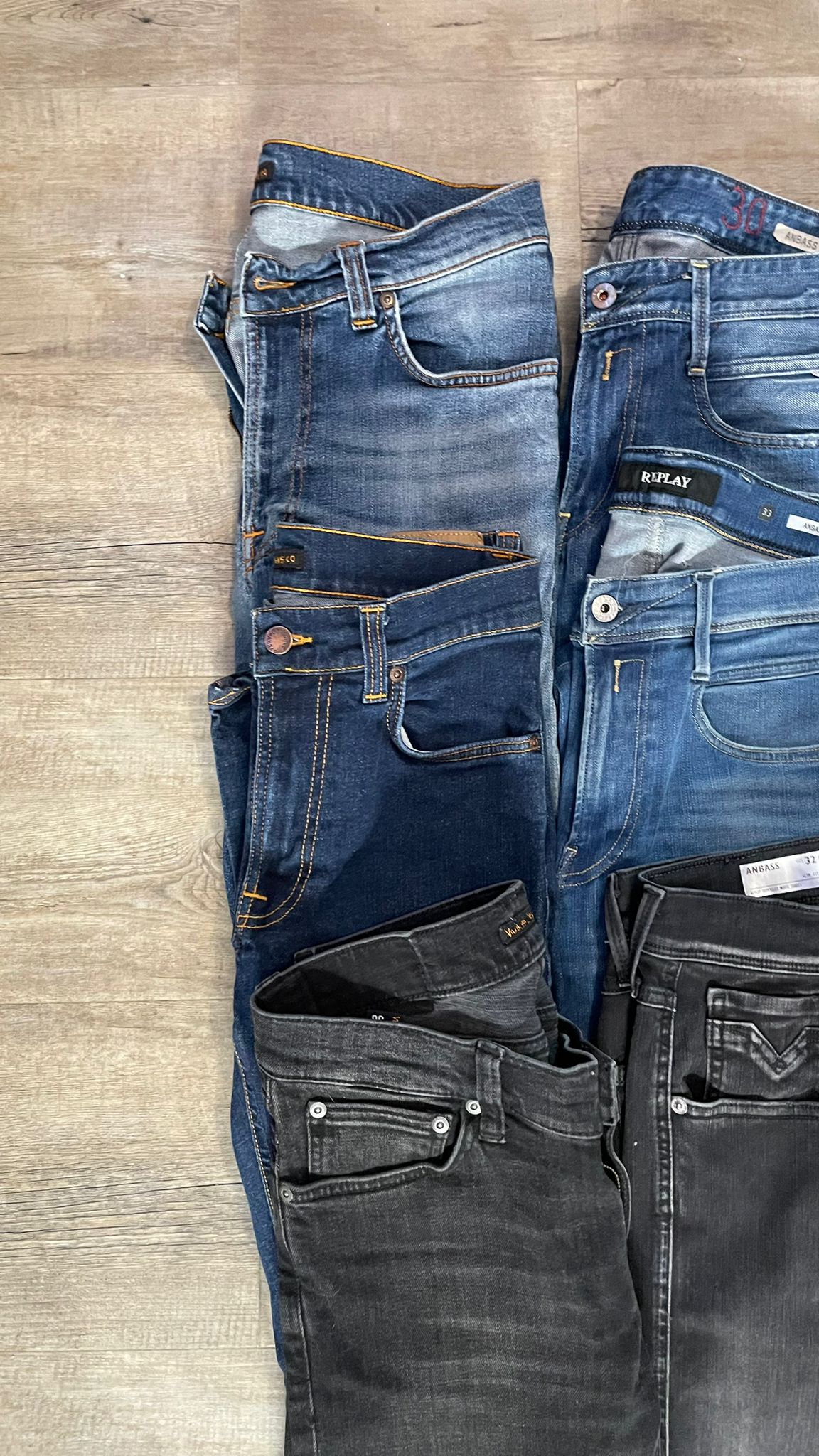 Replay Anbass & Nudie Jeans Bulk x6