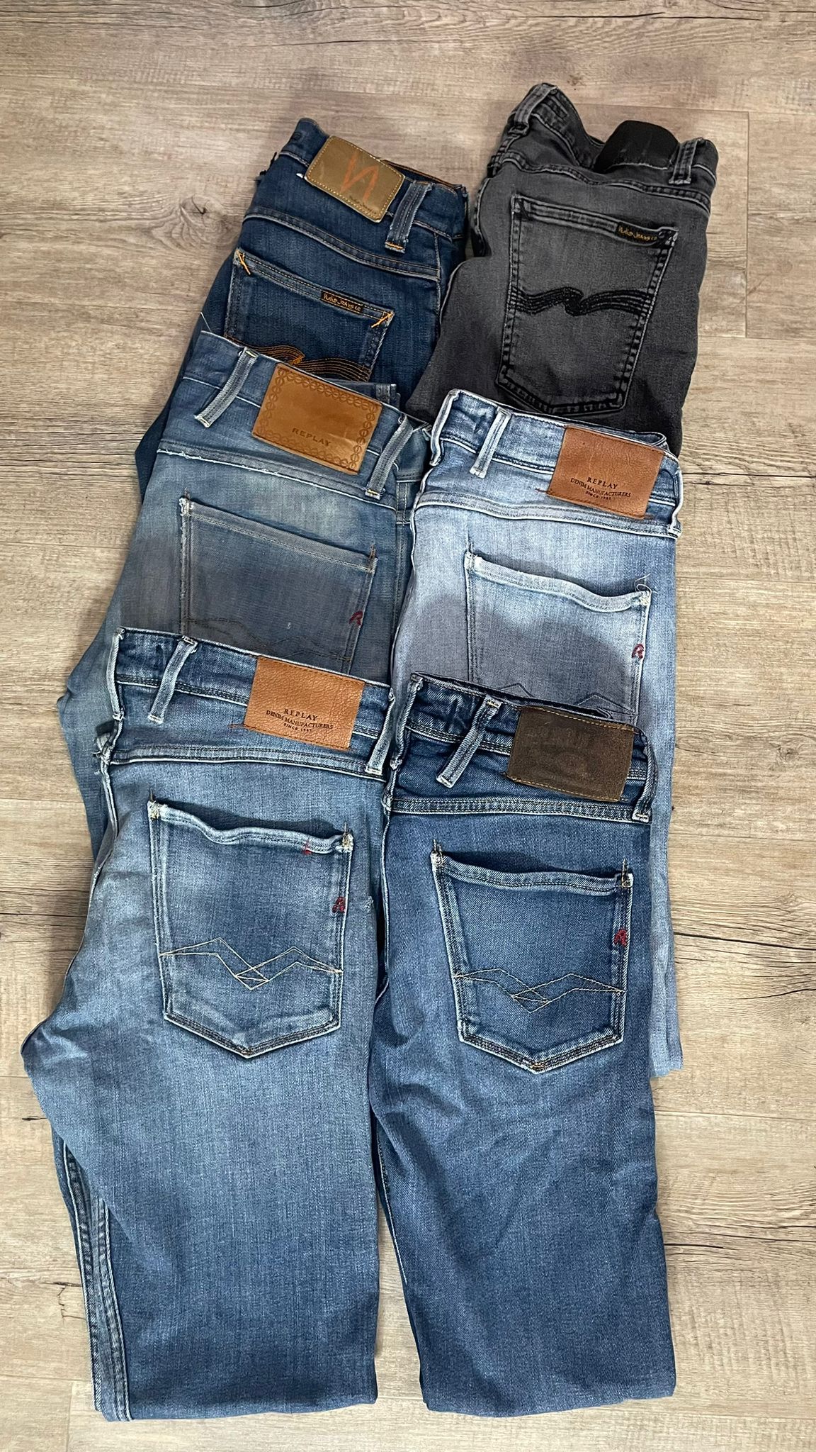 Replay Anbass & Nudie Jeans Bulk x6