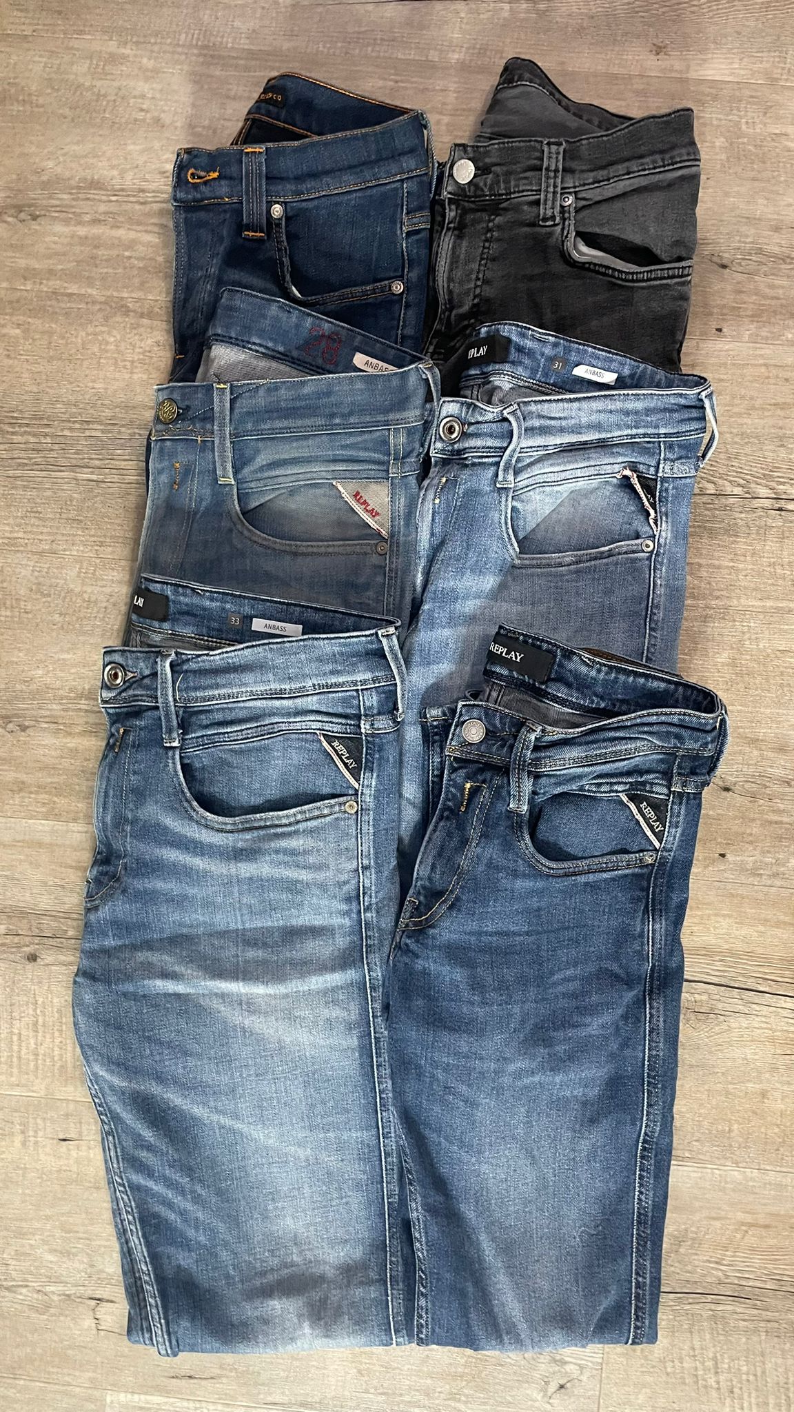Replay Anbass & Nudie Jeans Bulk x6