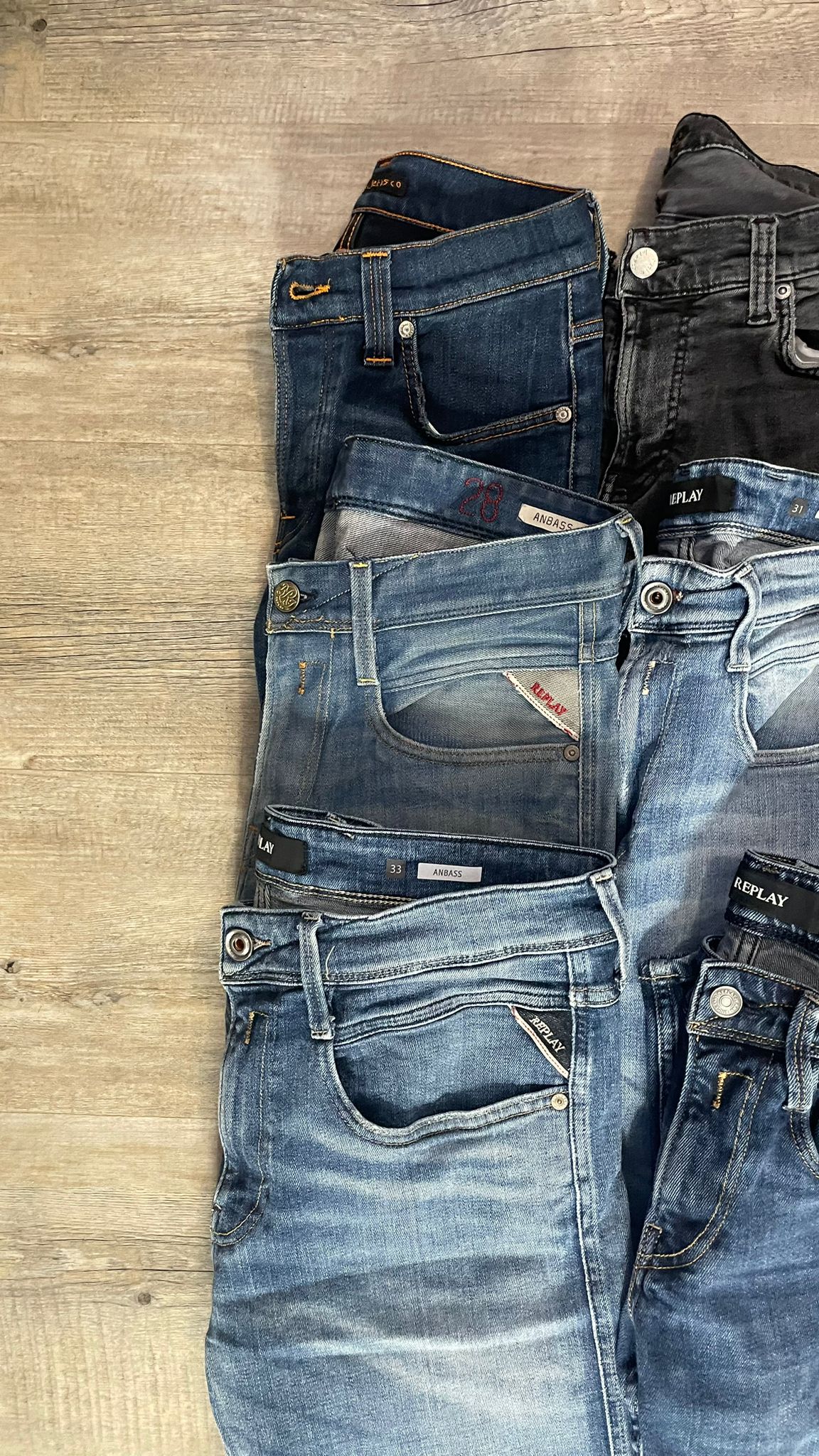 Replay Anbass & Nudie Jeans Bulk x6