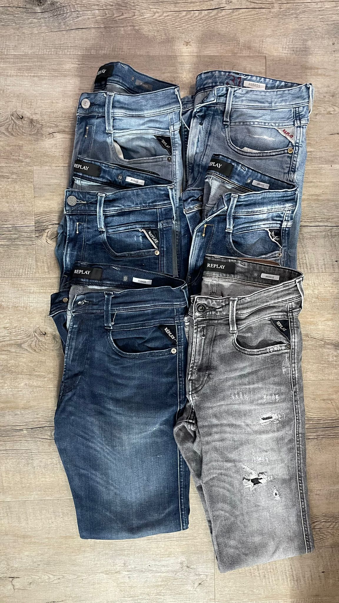 Replay Anbass Jeans Bulk x6