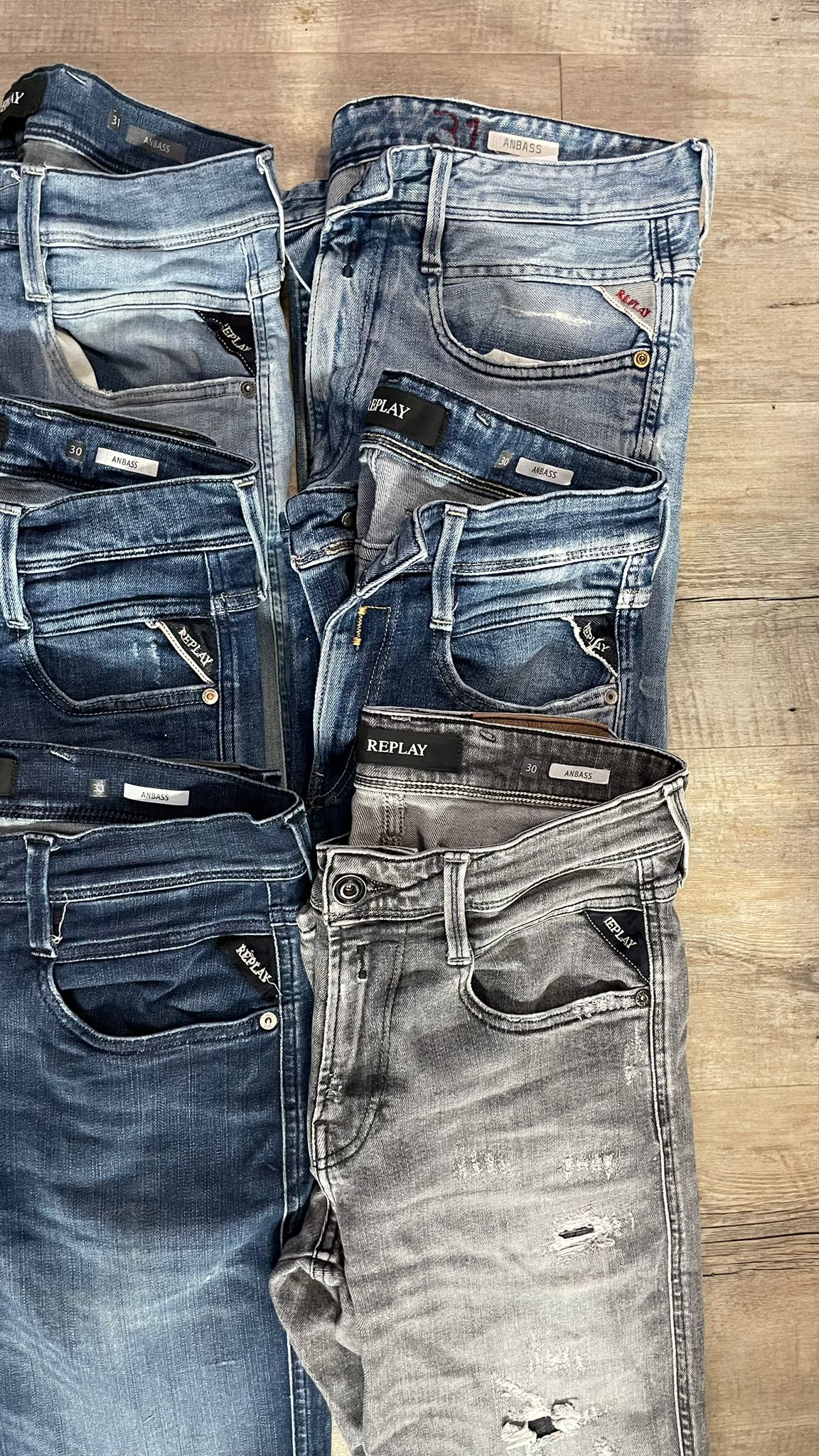Replay Anbass Jeans Bulk x6