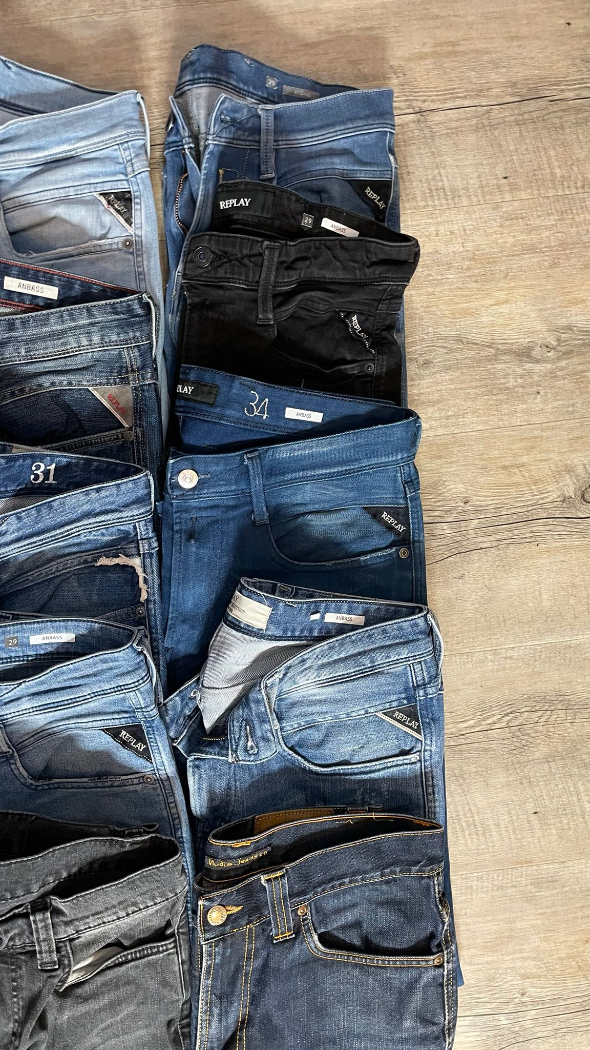 Replay Anbass & Nudie Jeans Bulk x10