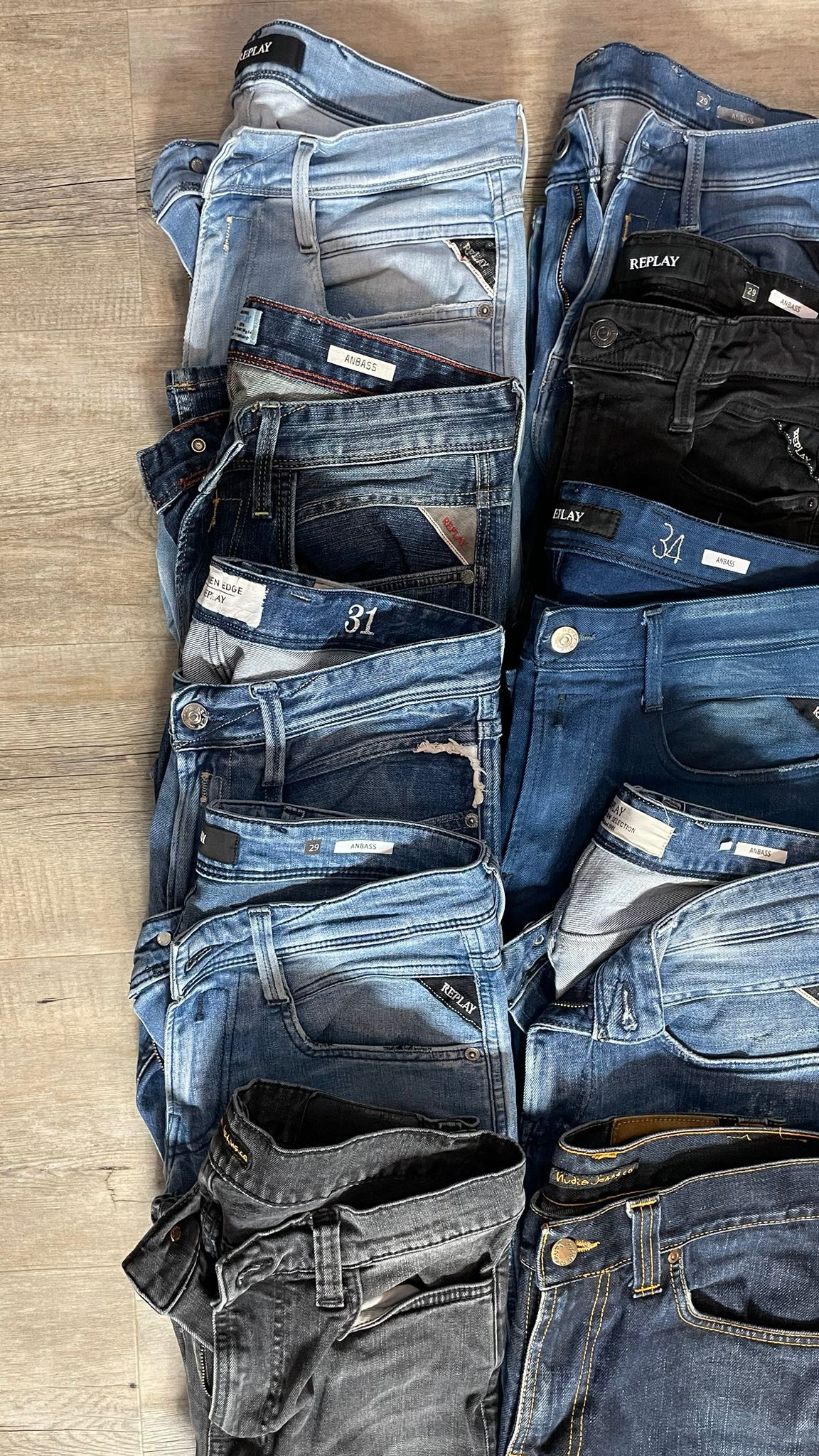 Replay Anbass & Nudie Jeans Bulk x10