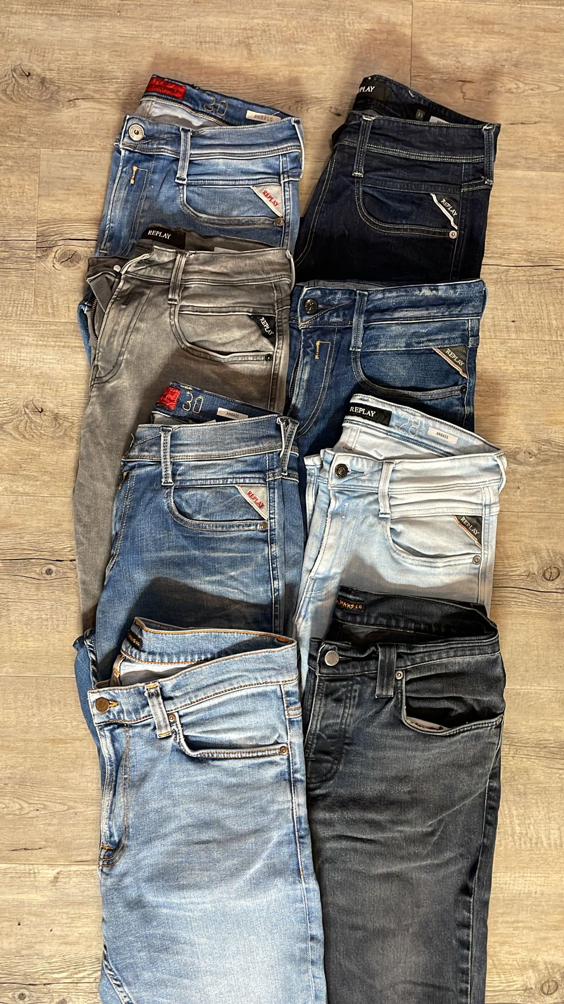 Replay Anbass x Nudie Jeans Bulk x8