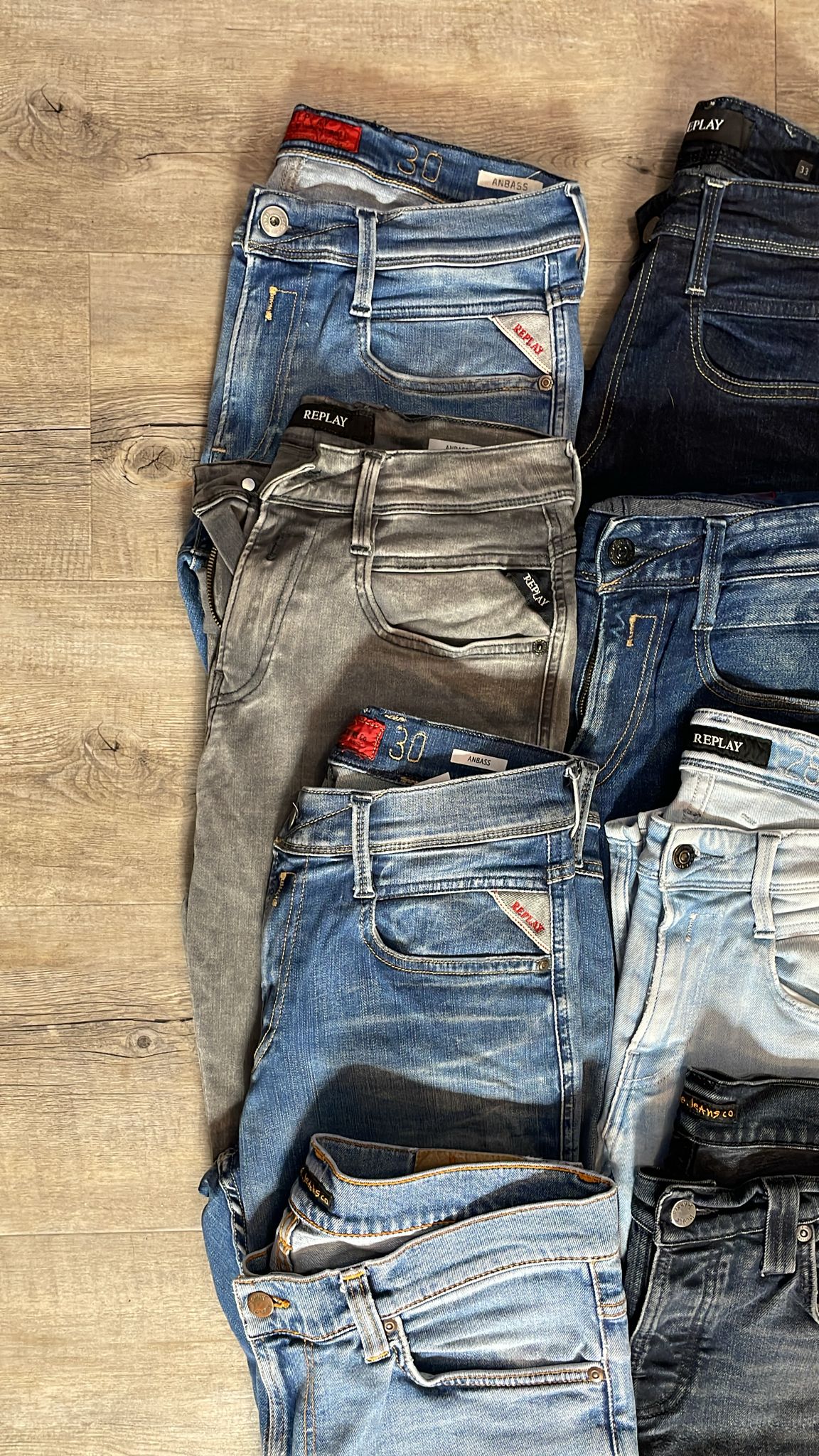 Replay Anbass x Nudie Jeans Bulk x8