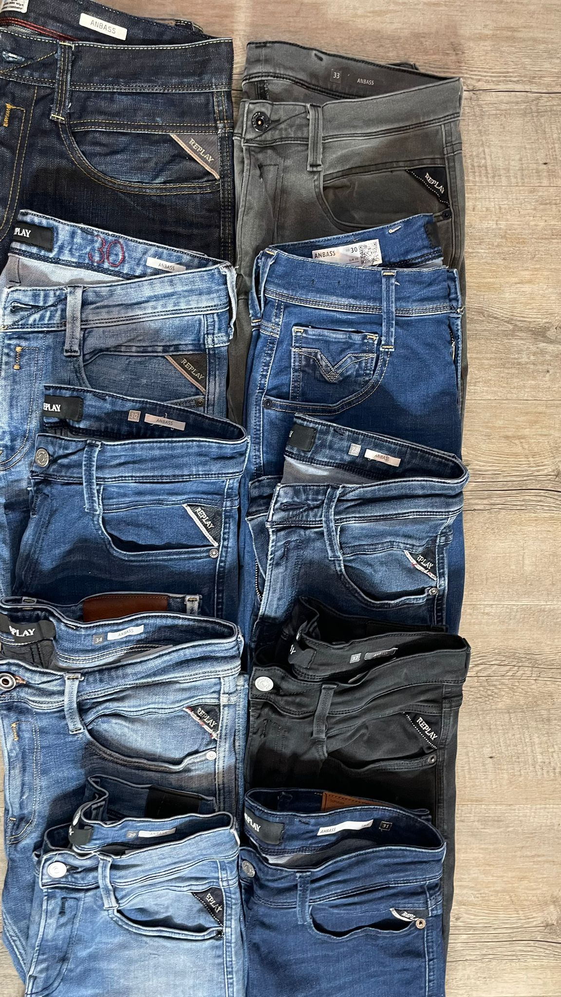 Replay Anbass Jeans Bulk x8