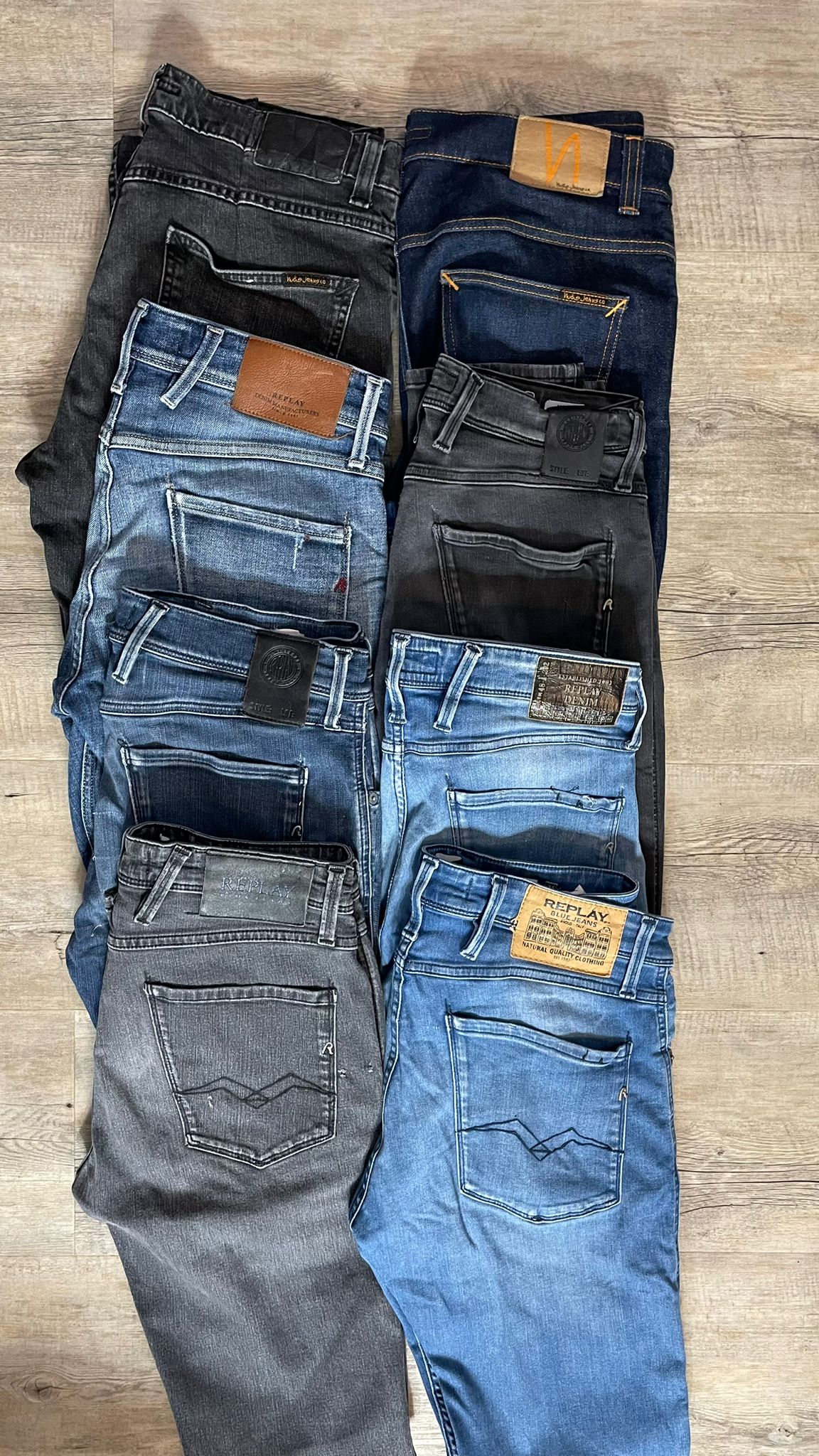 Replay Anbass & Nudie Jeans x8