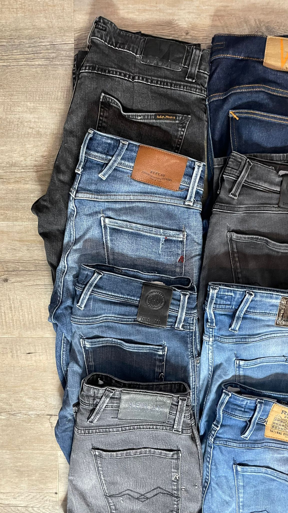 Replay Anbass & Nudie Jeans x8