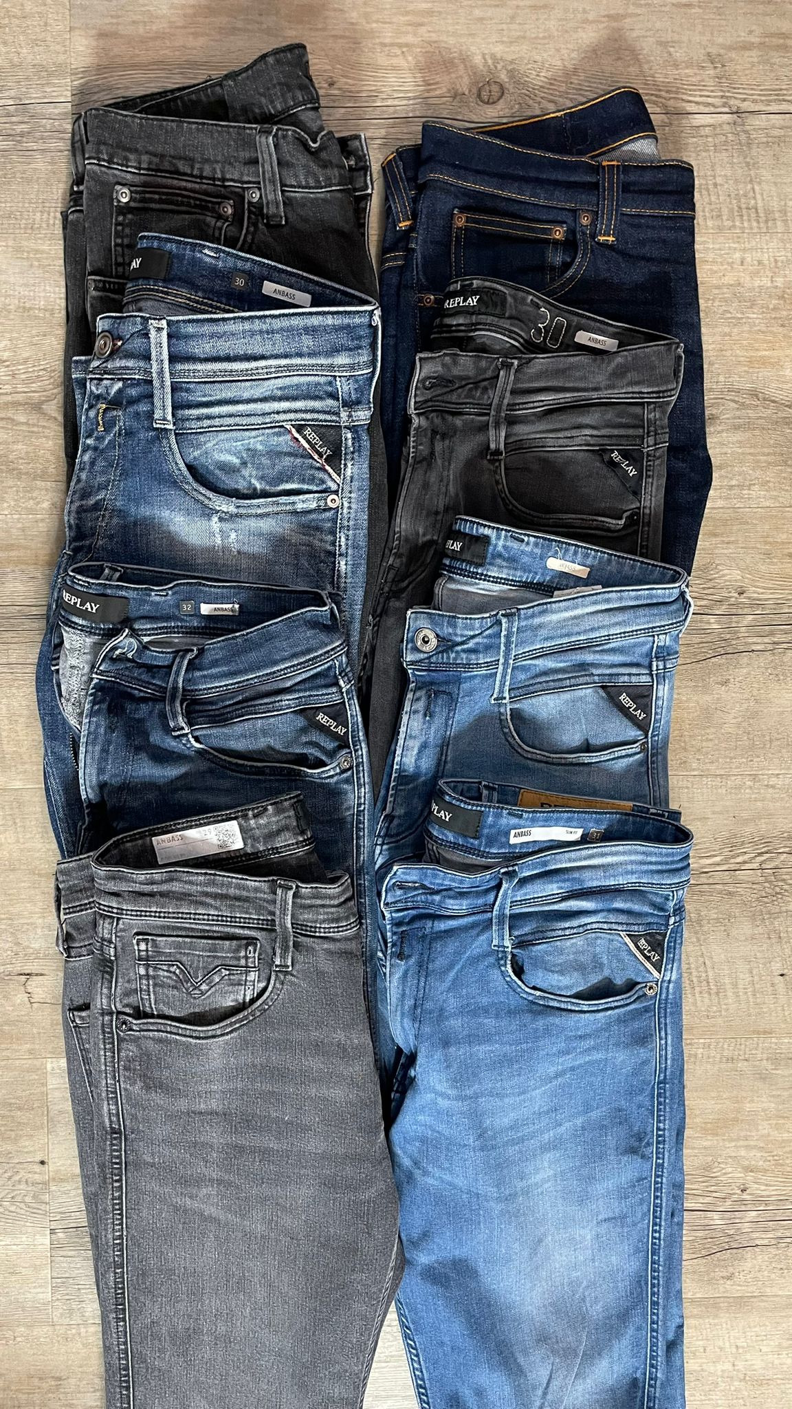 Replay Anbass & Nudie Jeans x8