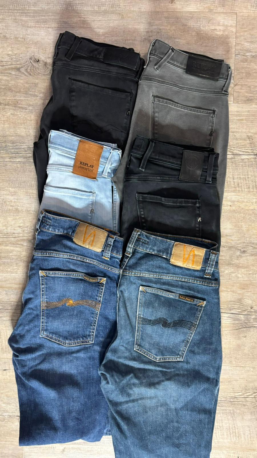 Replay Anbass & Nudie Jeans Bulk x6