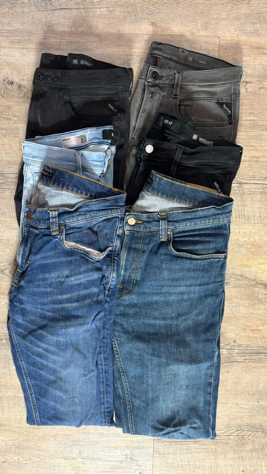 Replay Anbass & Nudie Jeans Bulk x6