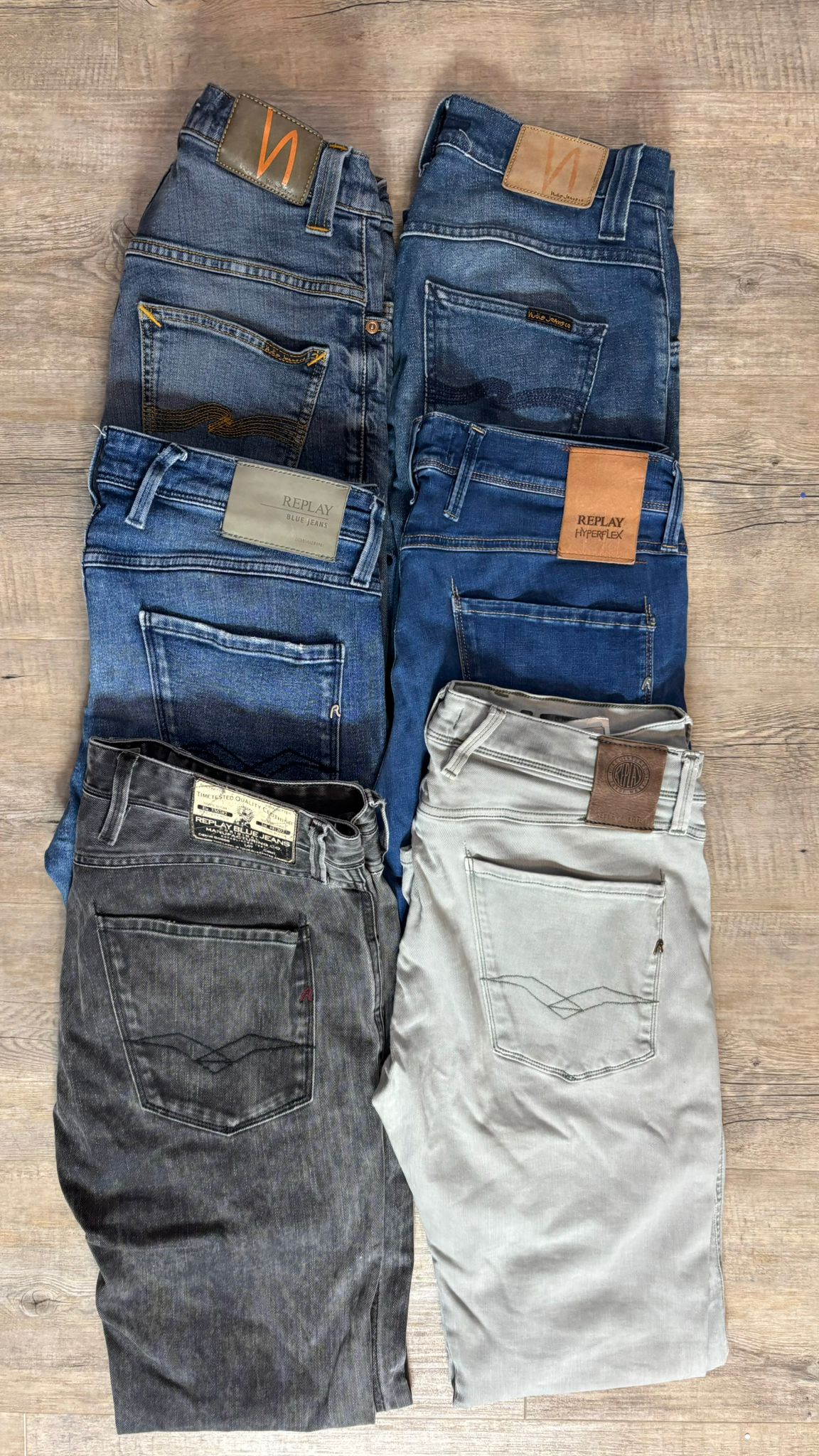 Replay Anbass & Nudie Jeans Bulk x6
