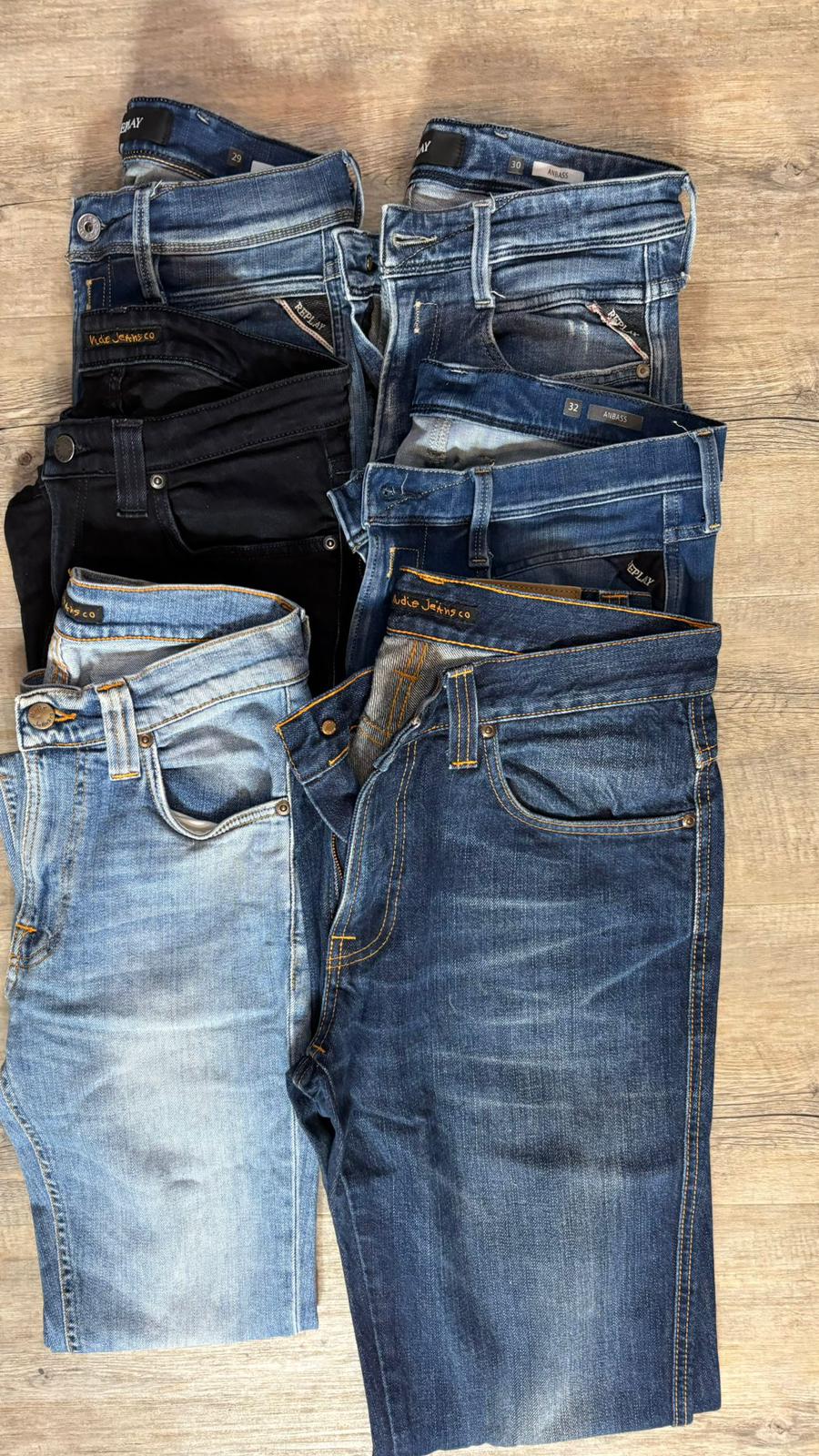 Replay Anbass & Nudie Jeans Bulk x6