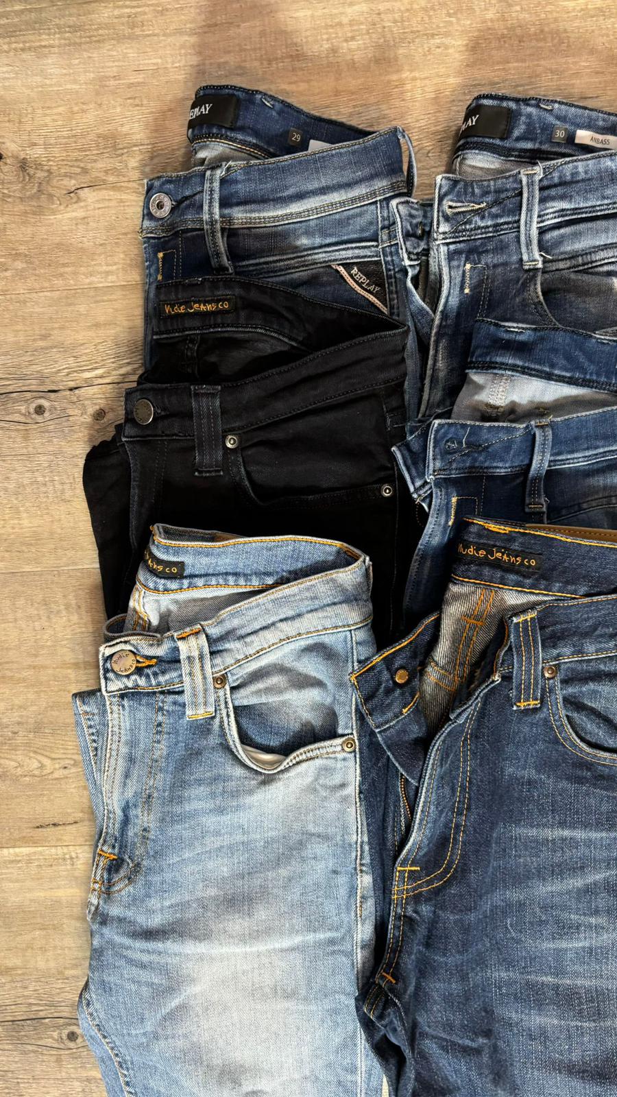 Replay Anbass & Nudie Jeans Bulk x6