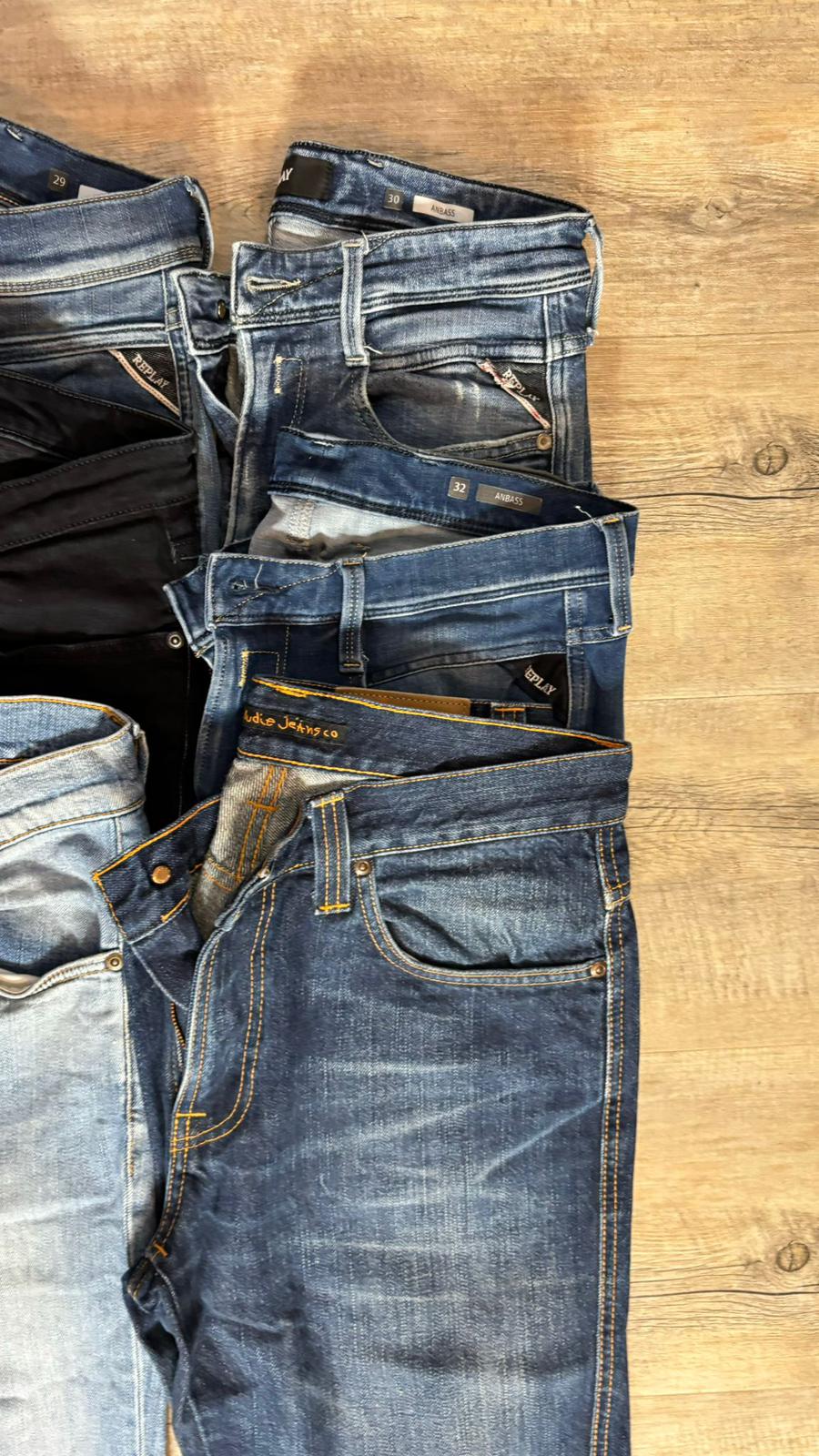 Replay Anbass & Nudie Jeans Bulk x6