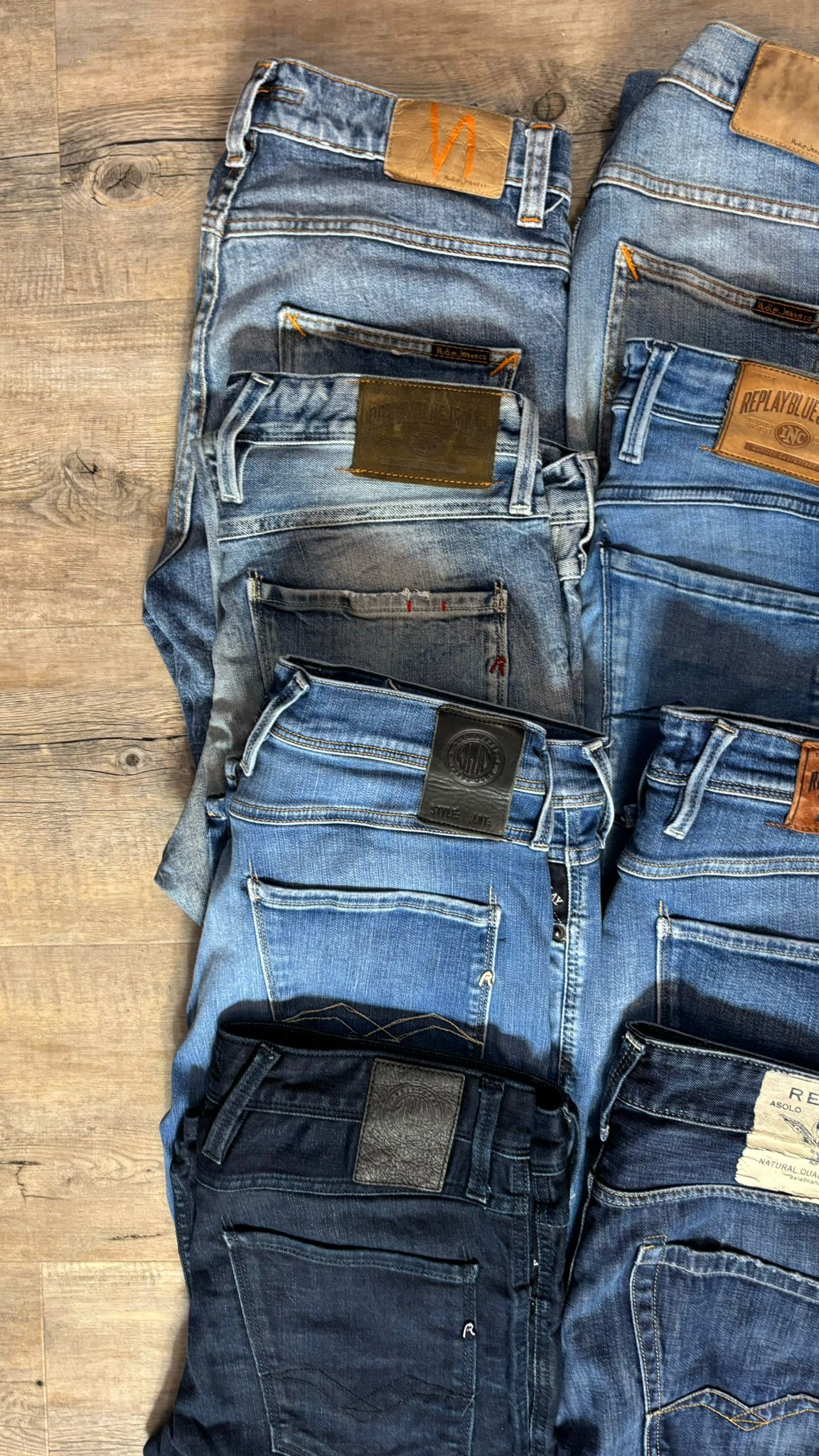 Replay Anbass & Nudie Jeans Bulk X8