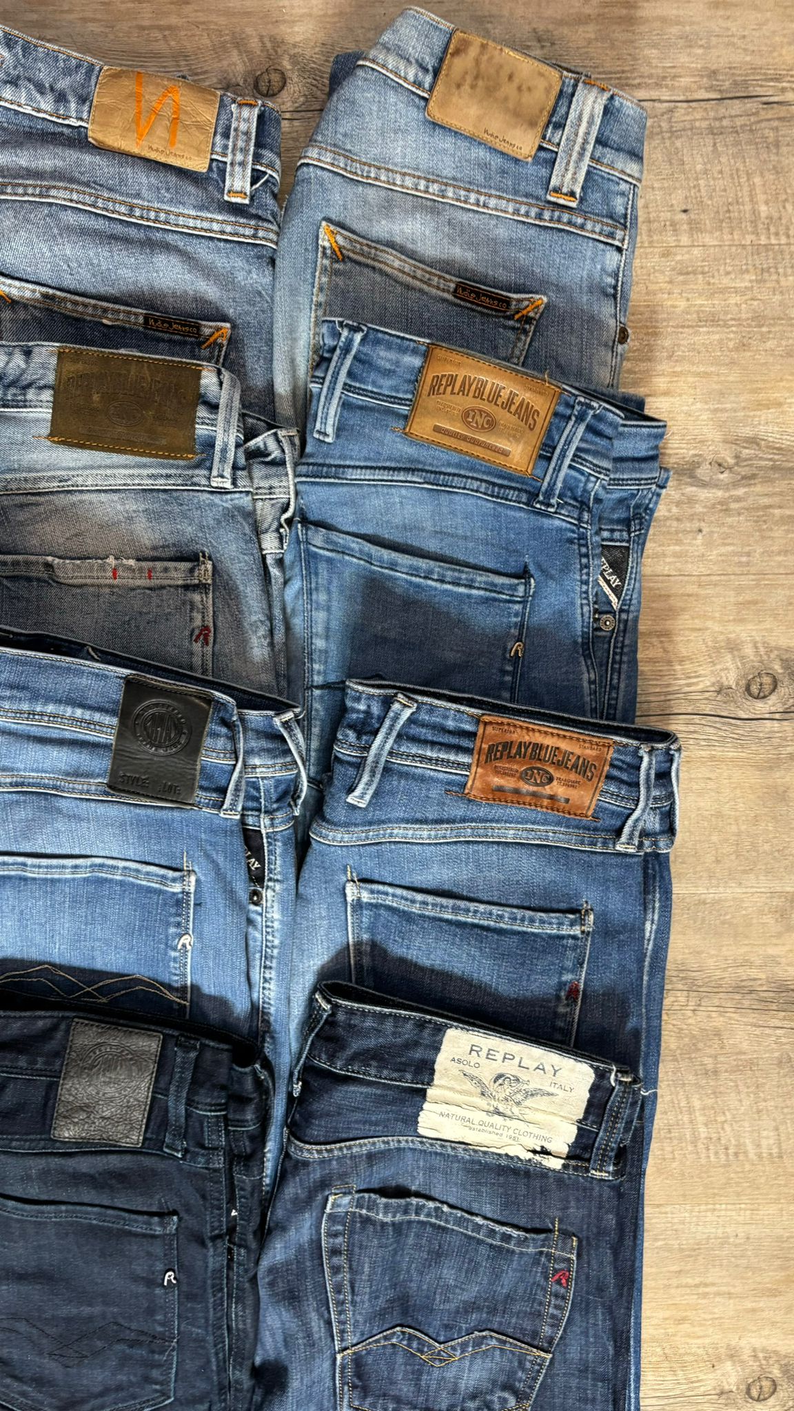 Replay Anbass & Nudie Jeans Bulk X8