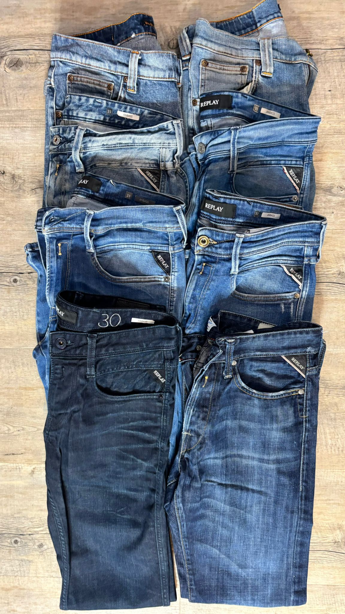 Replay Anbass & Nudie Jeans Bulk X8