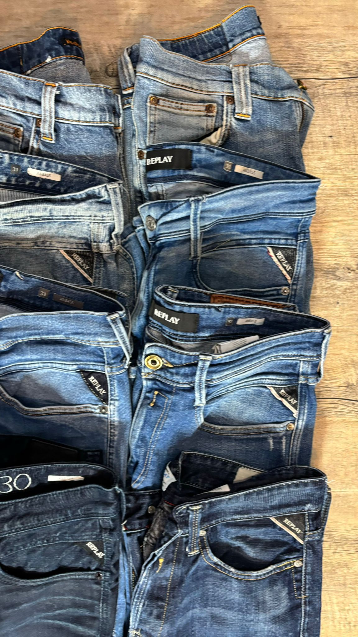 Replay Anbass & Nudie Jeans Bulk X8