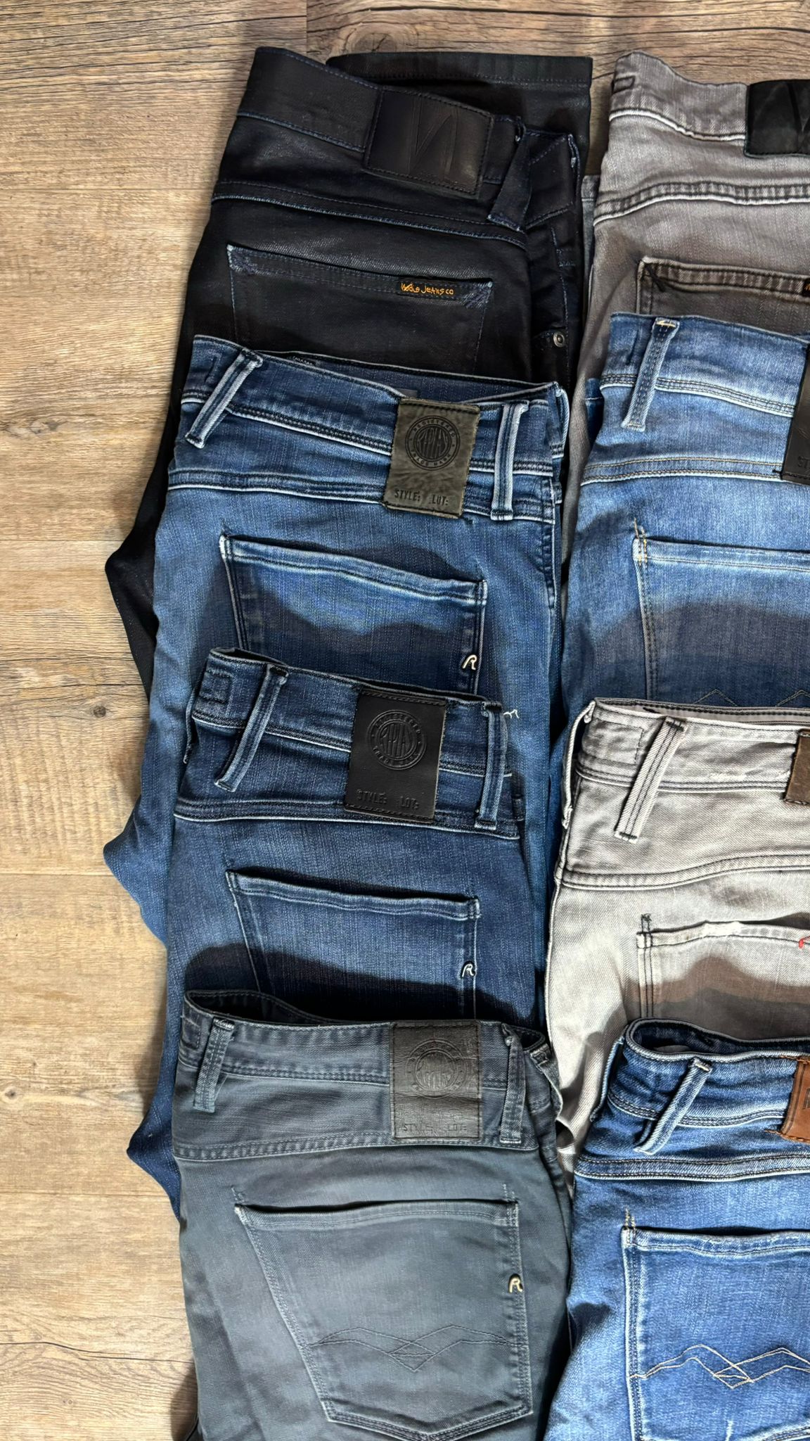 Replay Anbass & Nudie Jeans Bulk x8