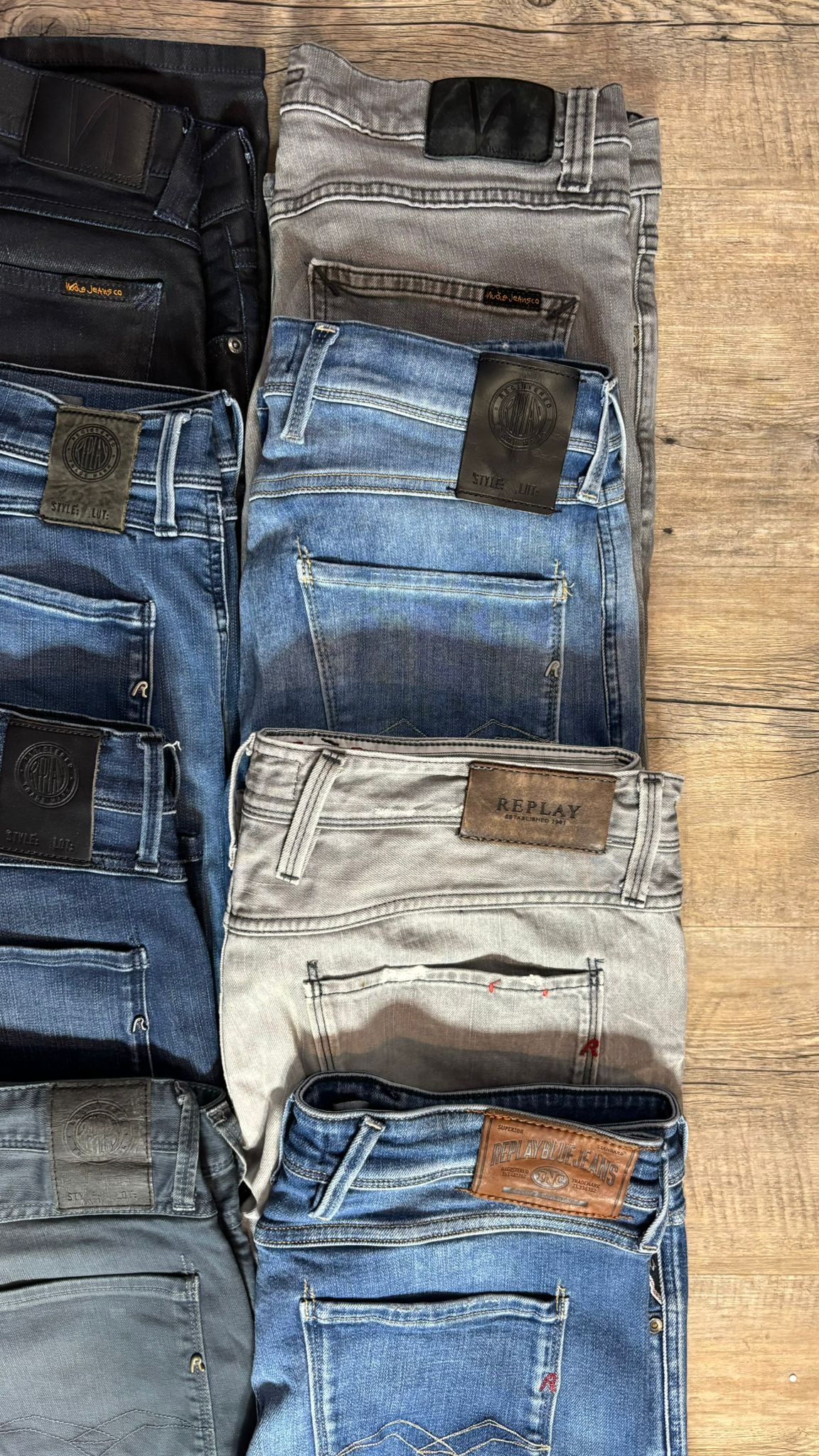 Replay Anbass & Nudie Jeans Bulk x8