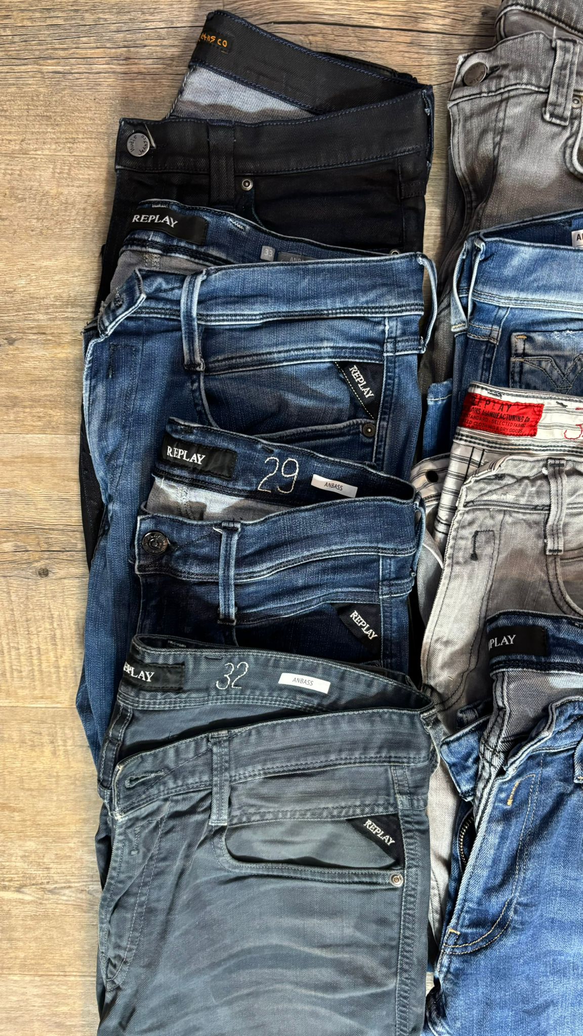 Replay Anbass & Nudie Jeans Bulk x8