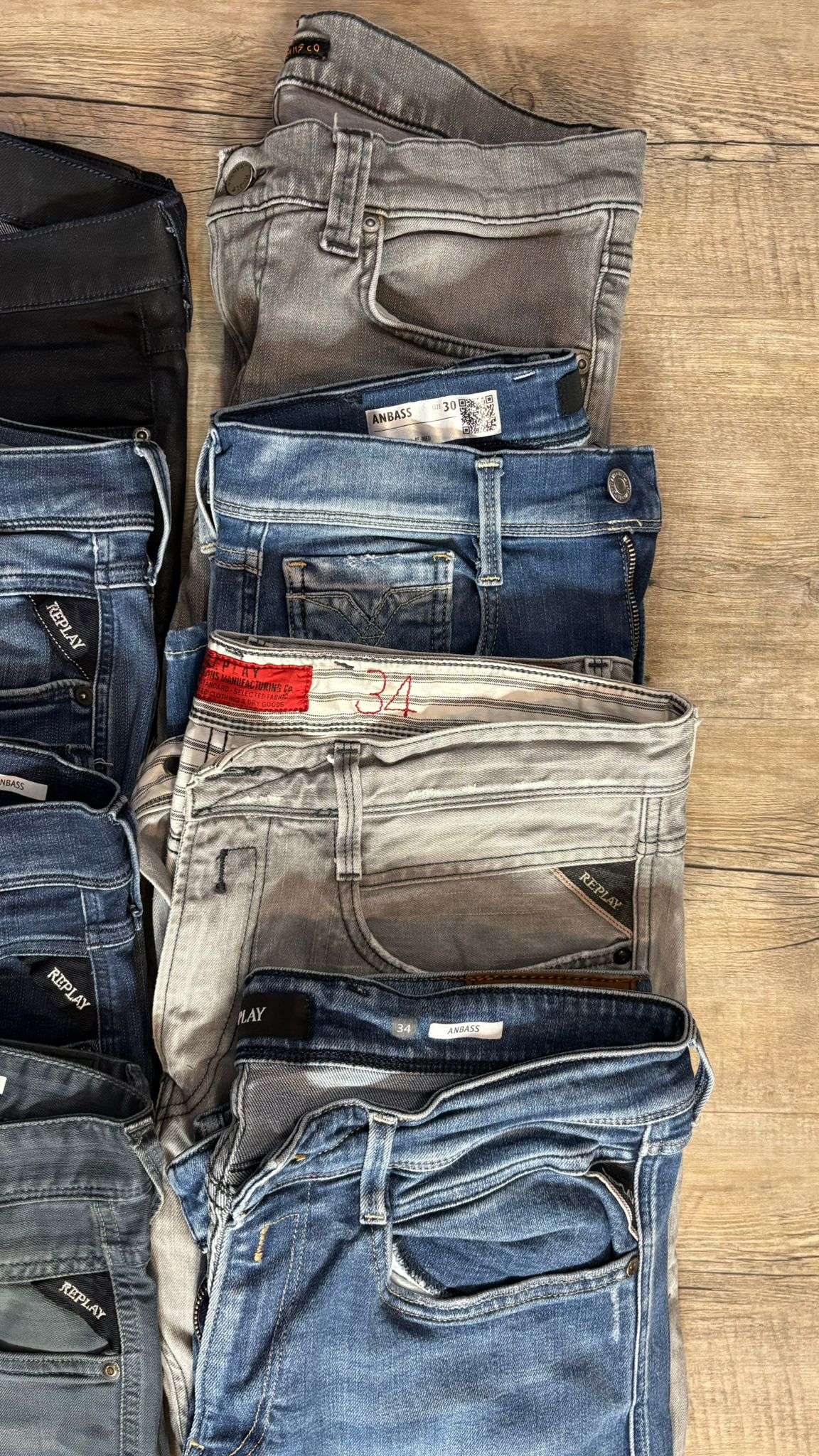 Replay Anbass & Nudie Jeans Bulk x8