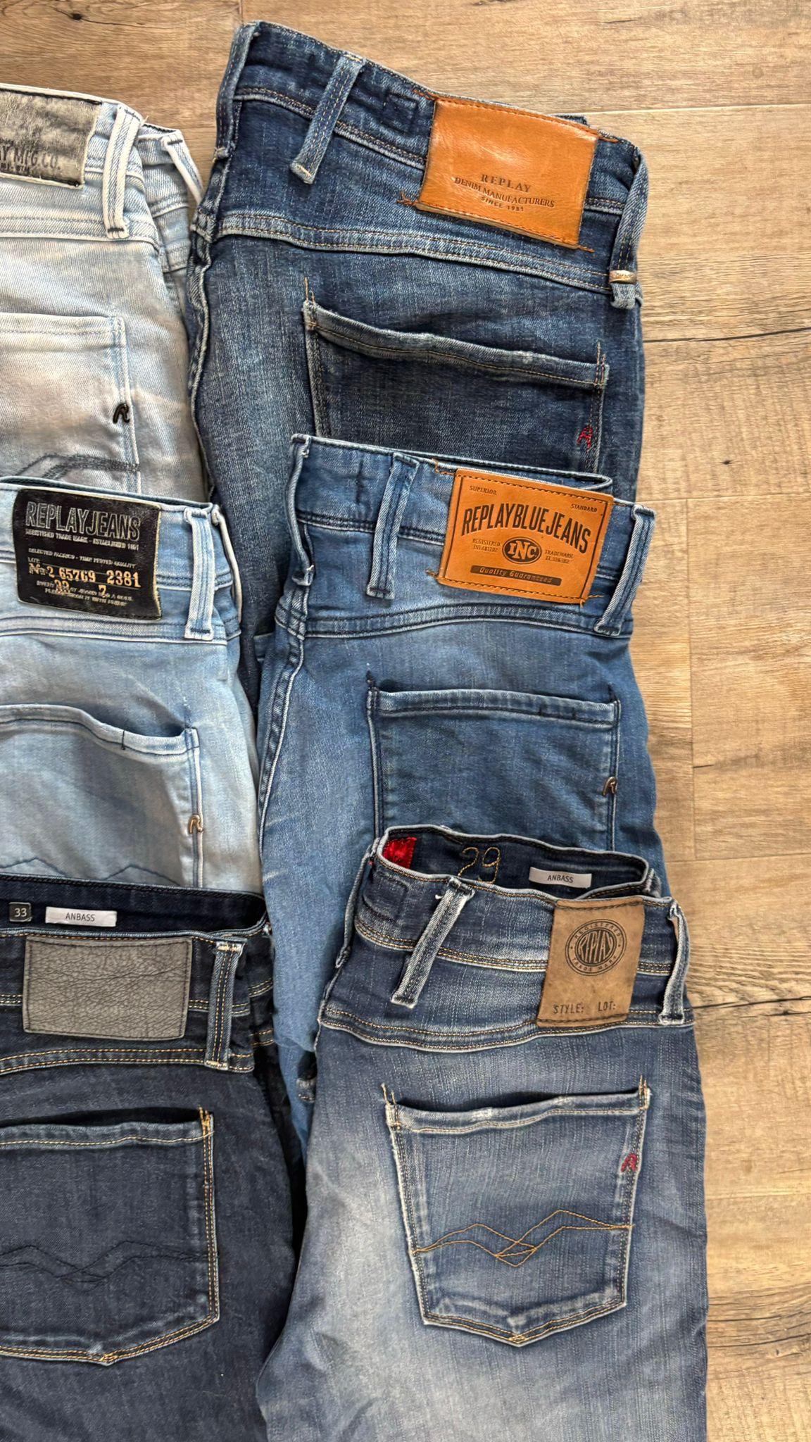 Replay Anbass Jeans Bulk x6