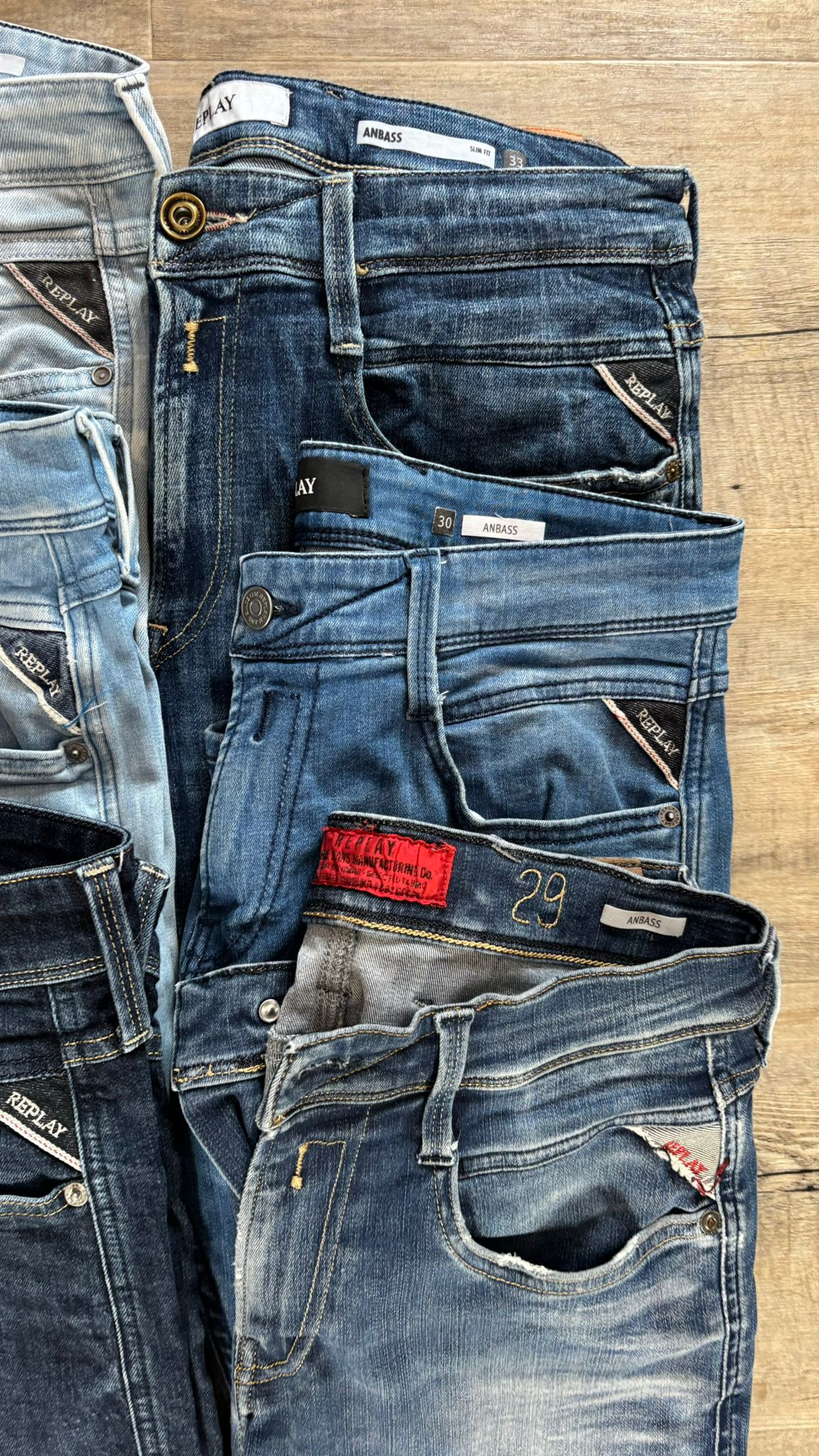 Replay Anbass Jeans Bulk x6