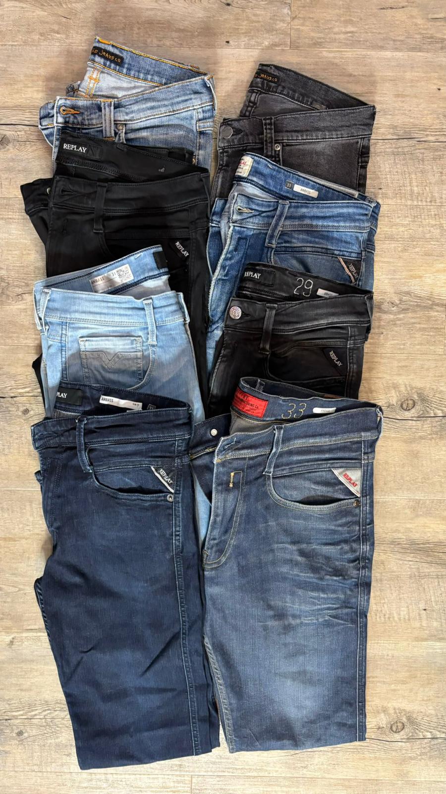 Replay Anbass & Nudie Jeans Bulk x8