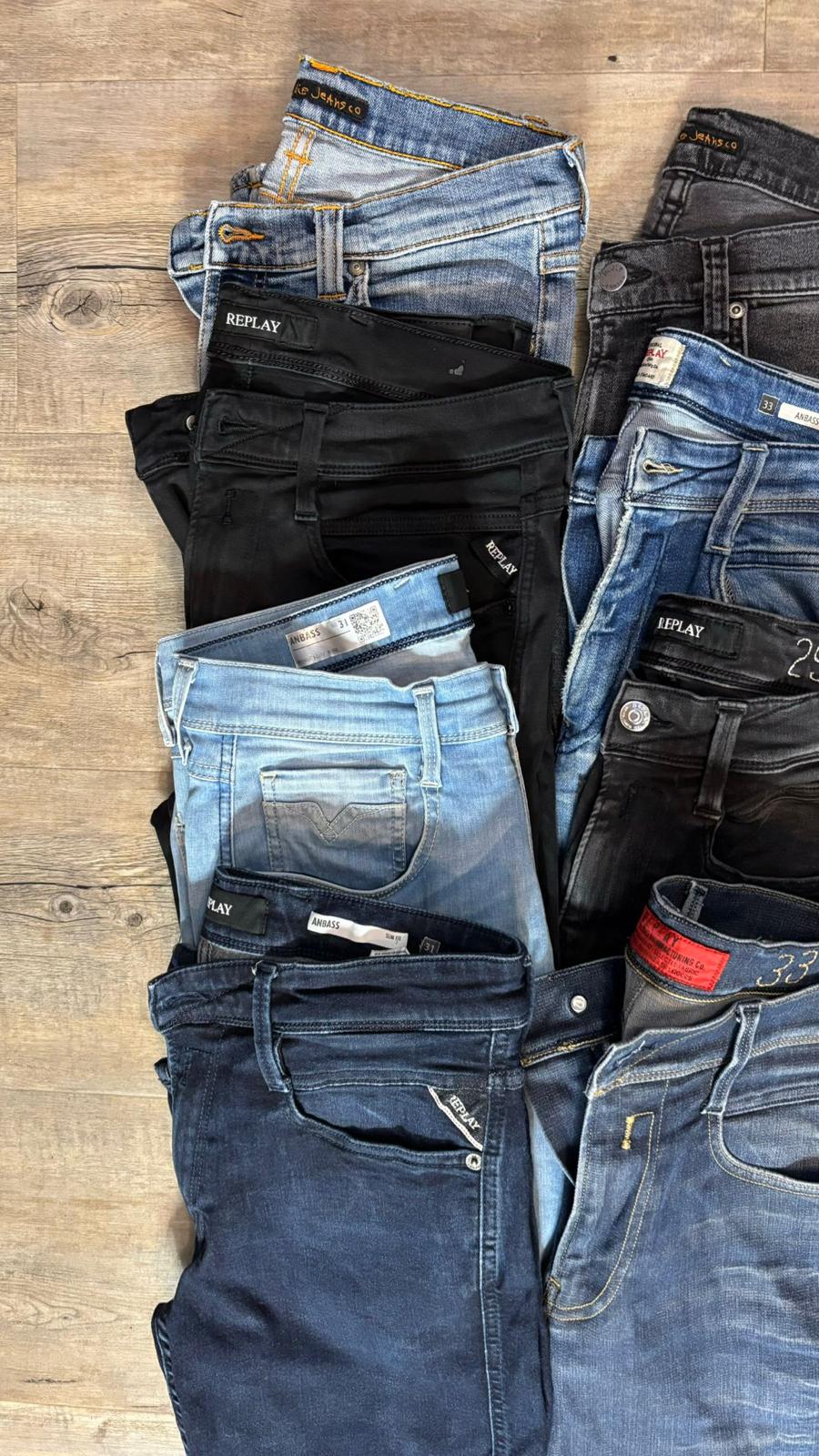 Replay Anbass & Nudie Jeans Bulk x8