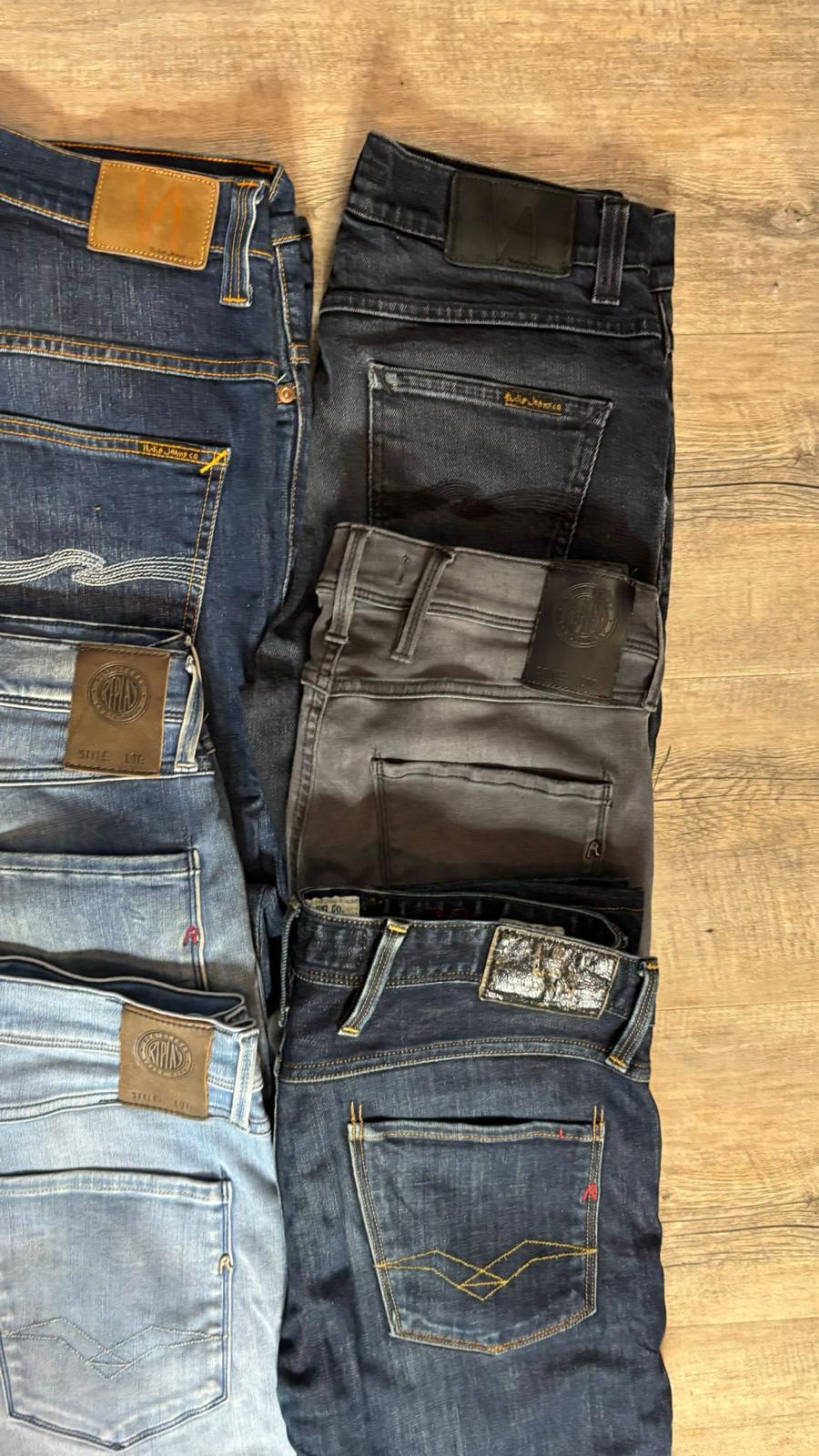 Replay Anbass & Nudie Jeans Bulk x6