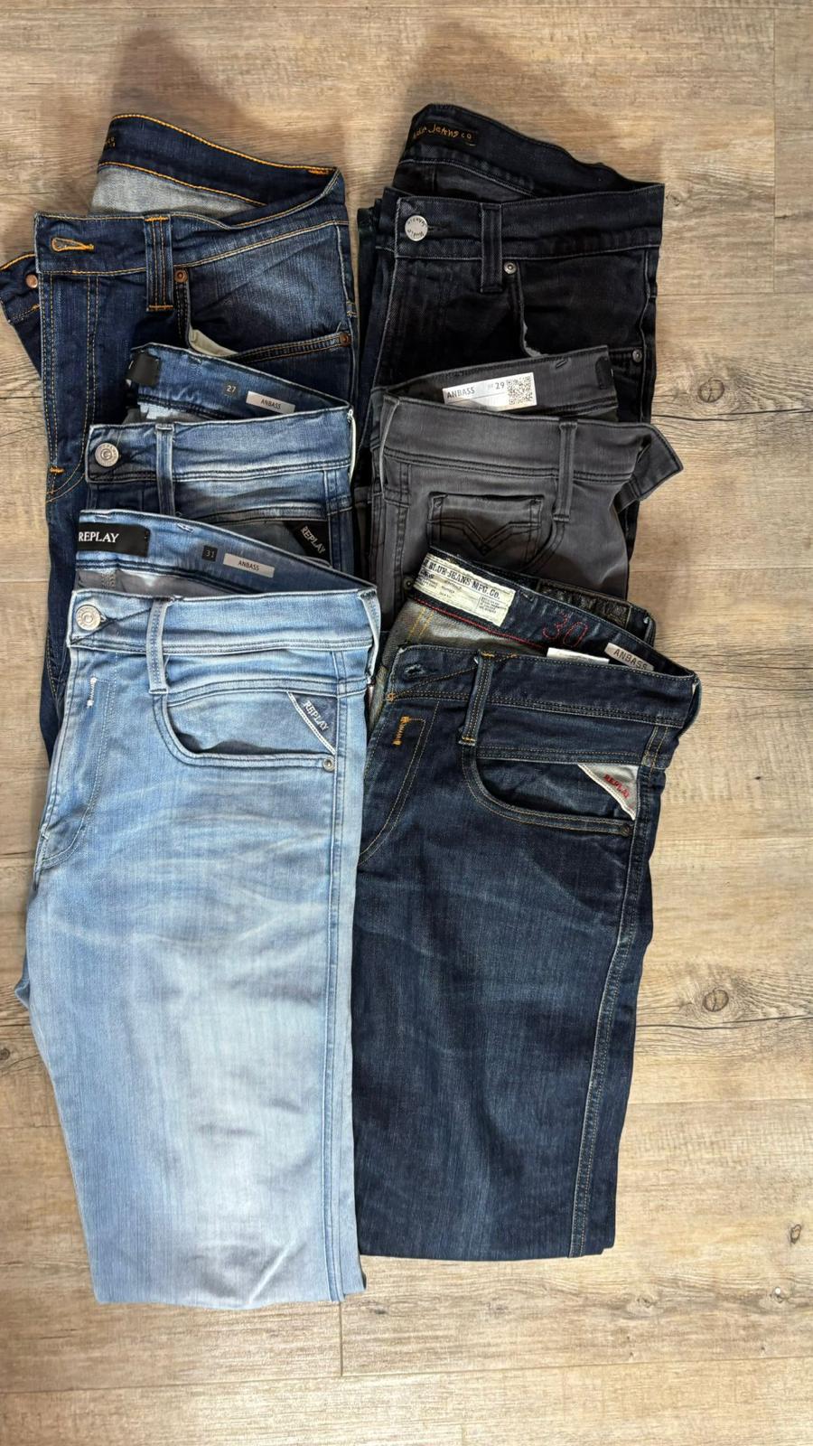 Replay Anbass & Nudie Jeans Bulk x6