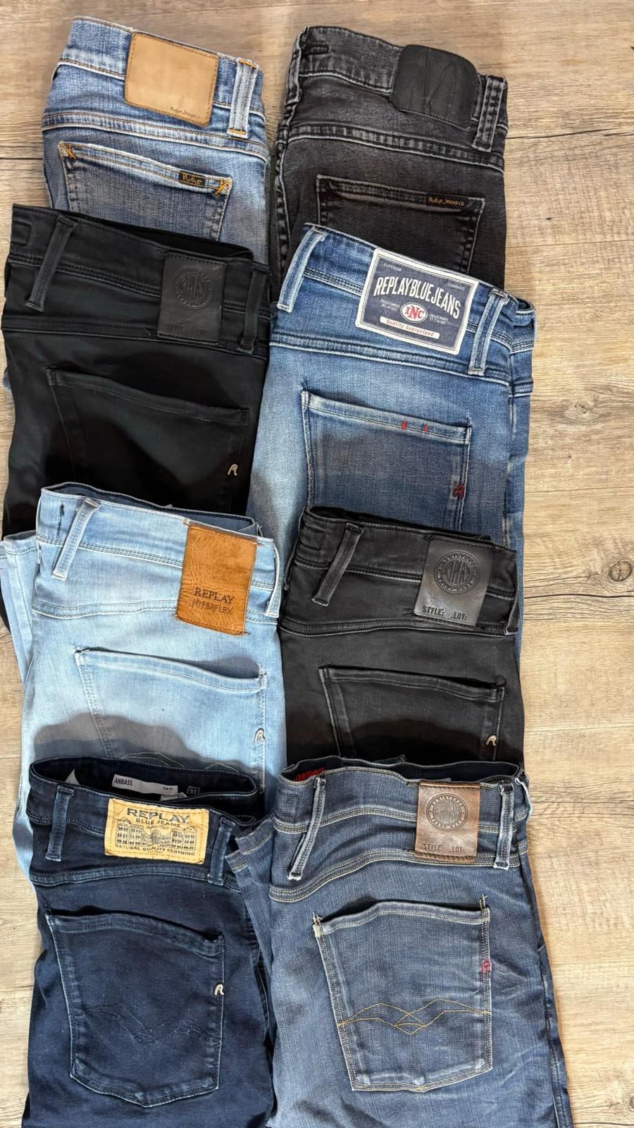 Replay Anbass & Nudie Jeans Bulk x8