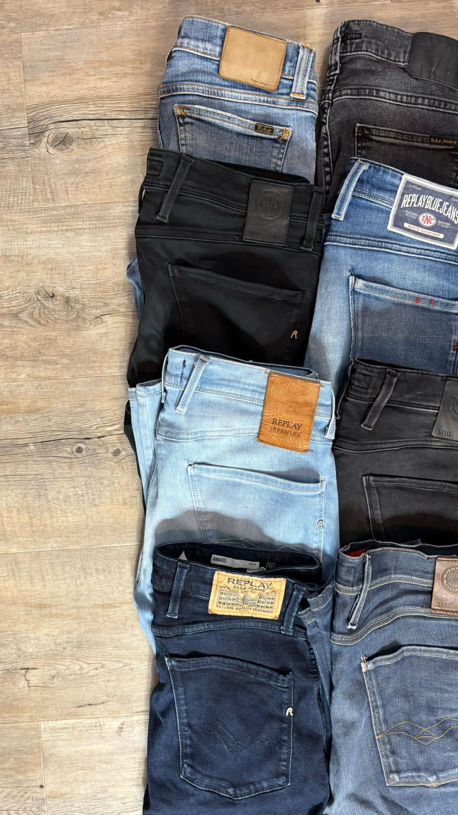 Replay Anbass & Nudie Jeans Bulk x8