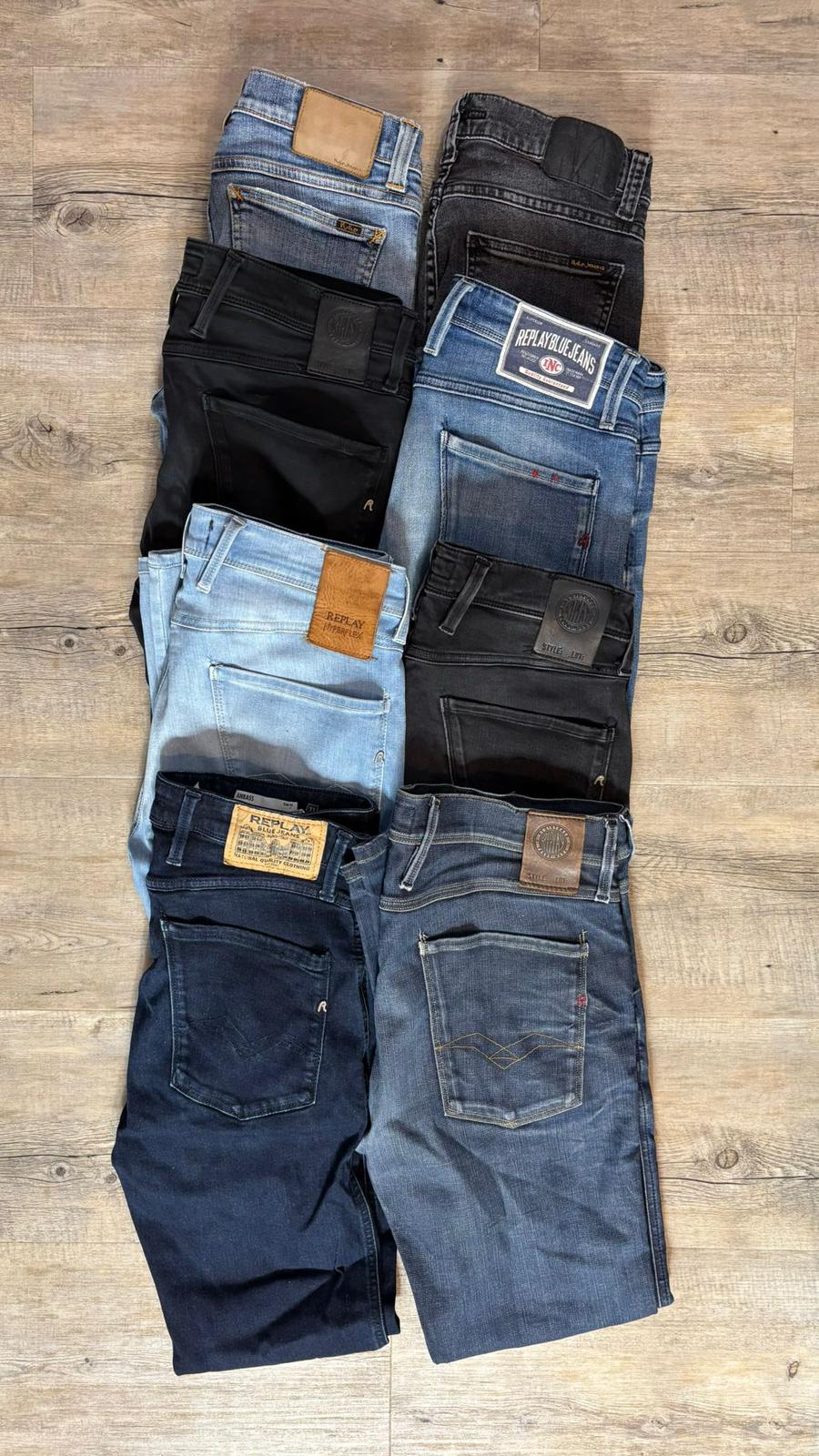 Replay Anbass & Nudie Jeans Bulk x8