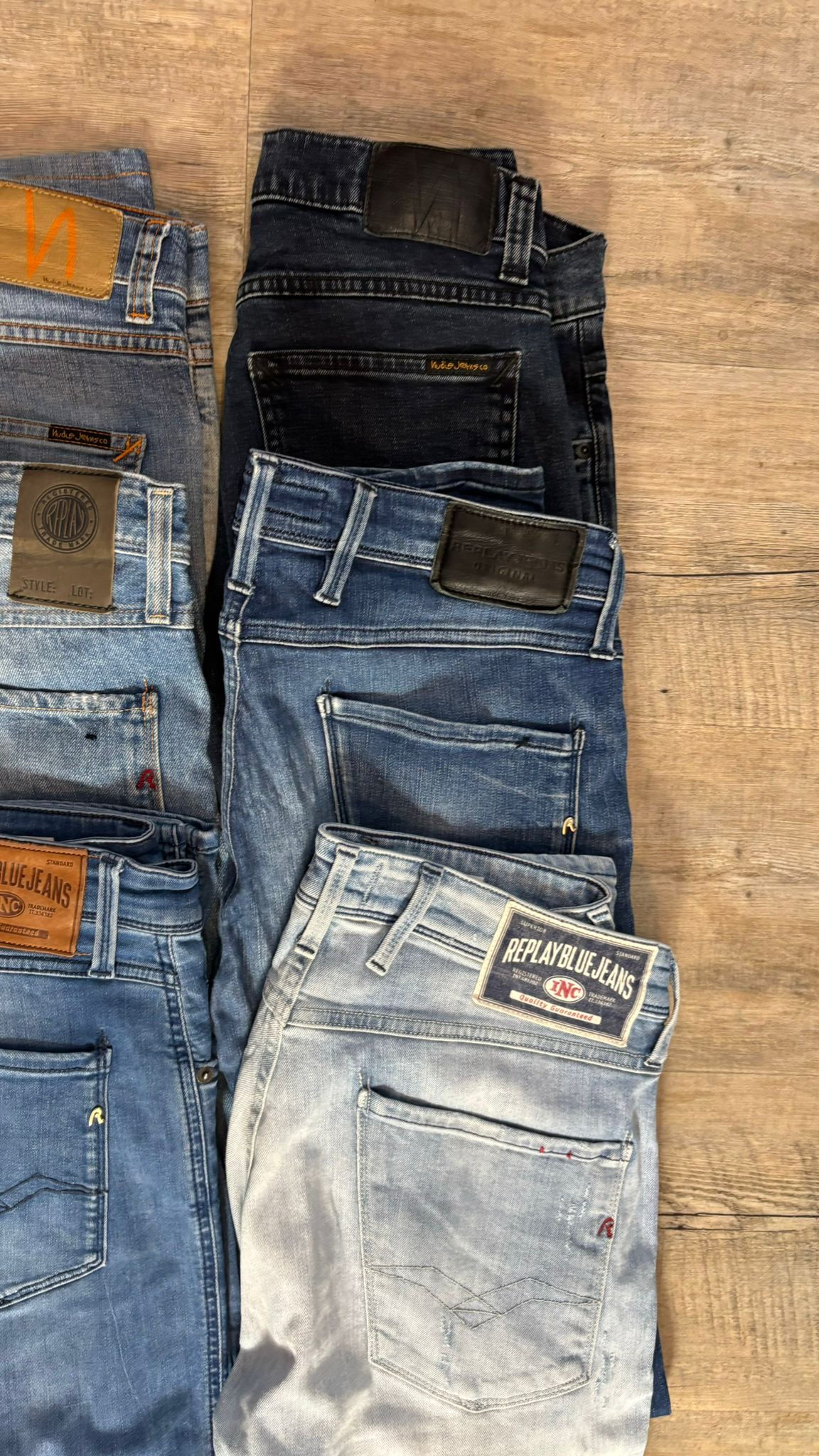 Replay Anbass & Nudie Jeans Bulk x6