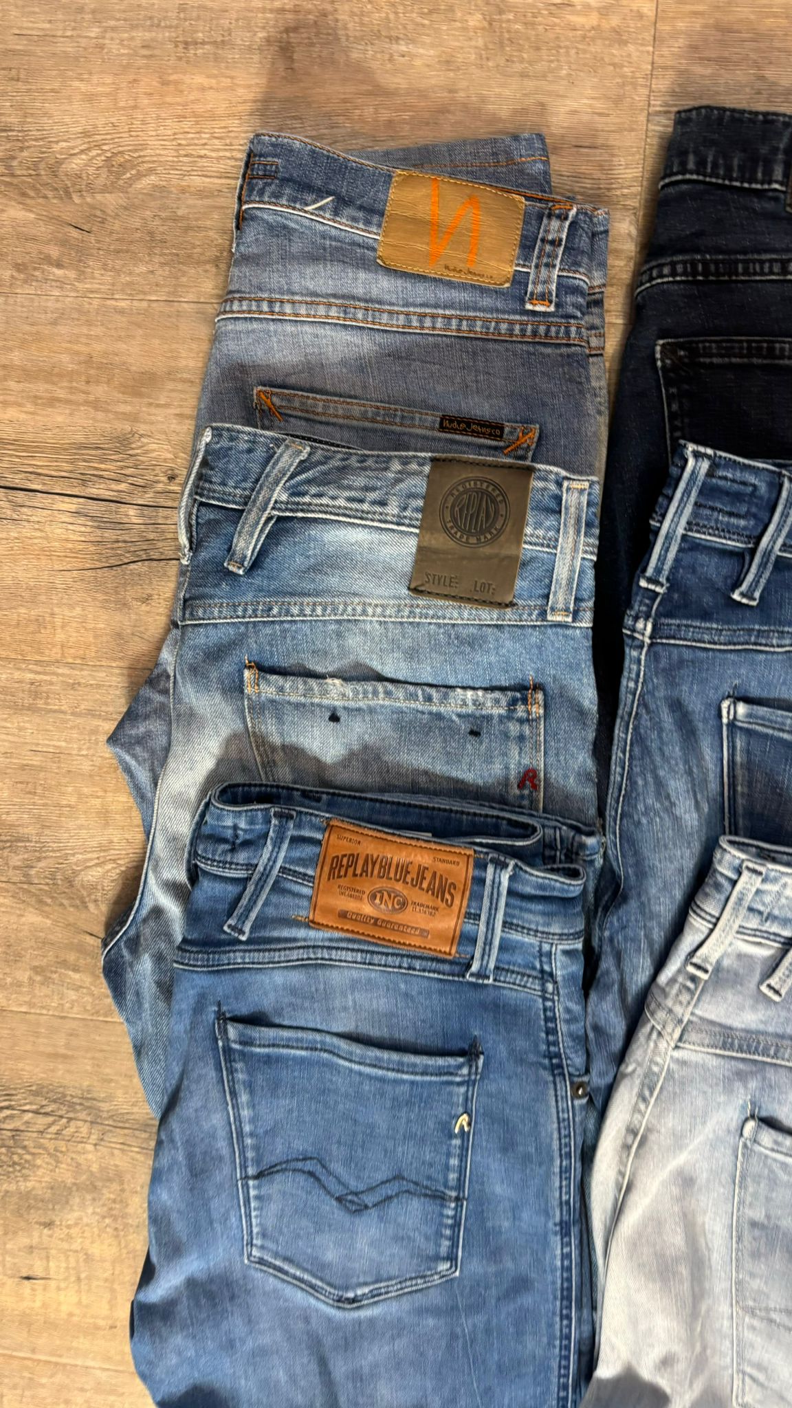 Replay Anbass & Nudie Jeans Bulk x6