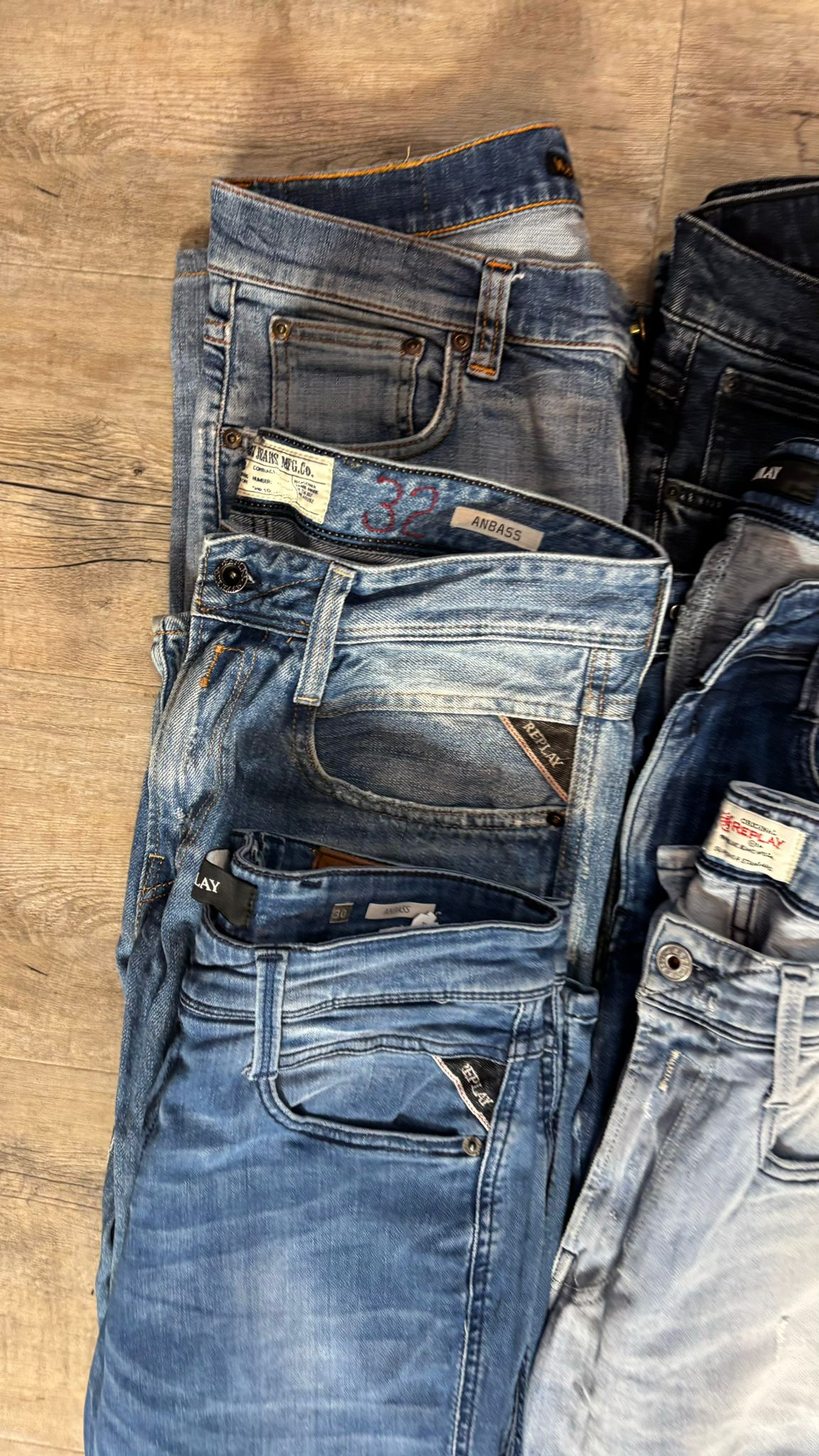 Replay Anbass & Nudie Jeans Bulk x6